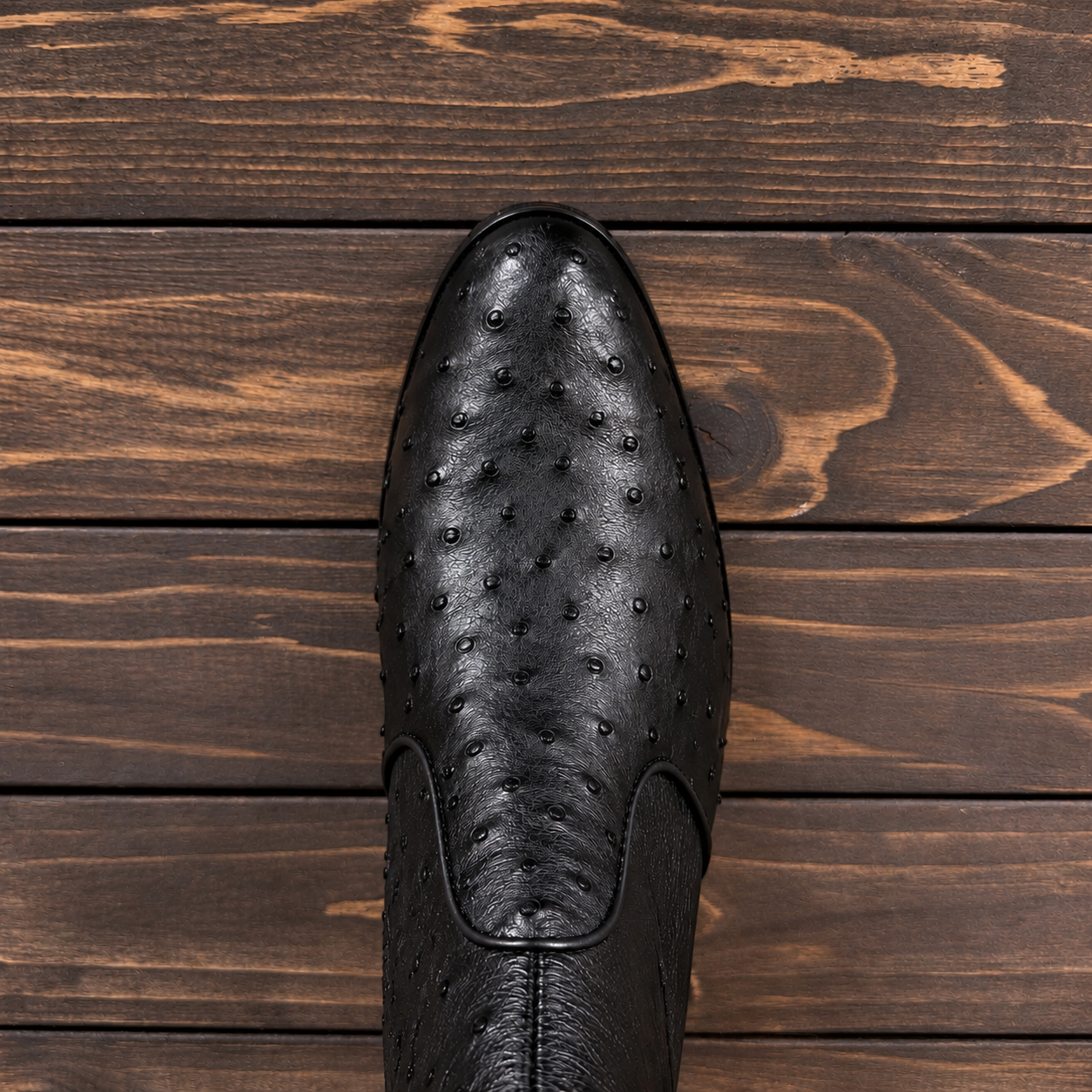 Marquez de Leon Botin Avestruz 2304O - Negro