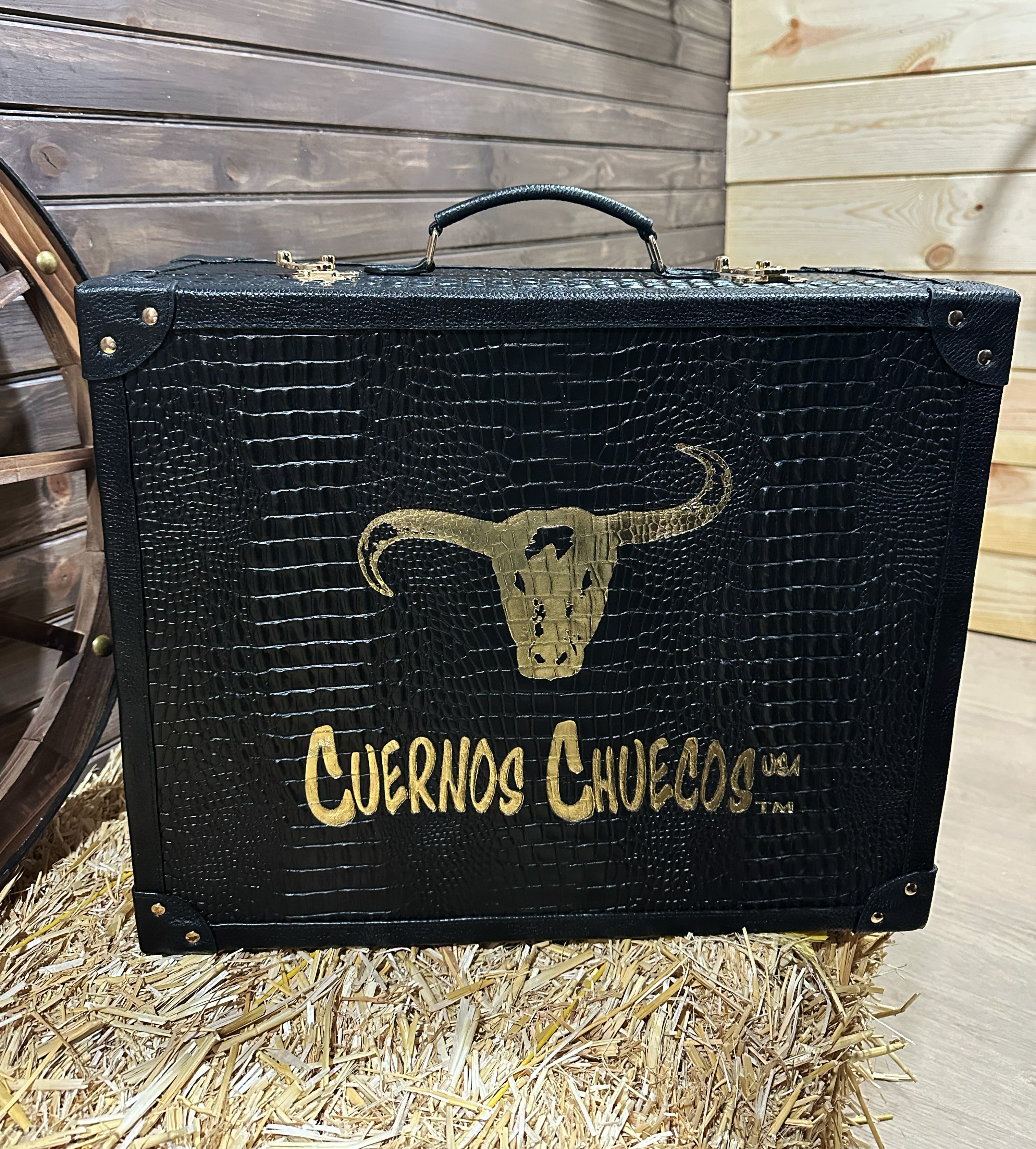 Cuernos Chuecos 1,000x King Ranch Beaver/Mink Fur Hat (Hat Carrier Included) - Black
