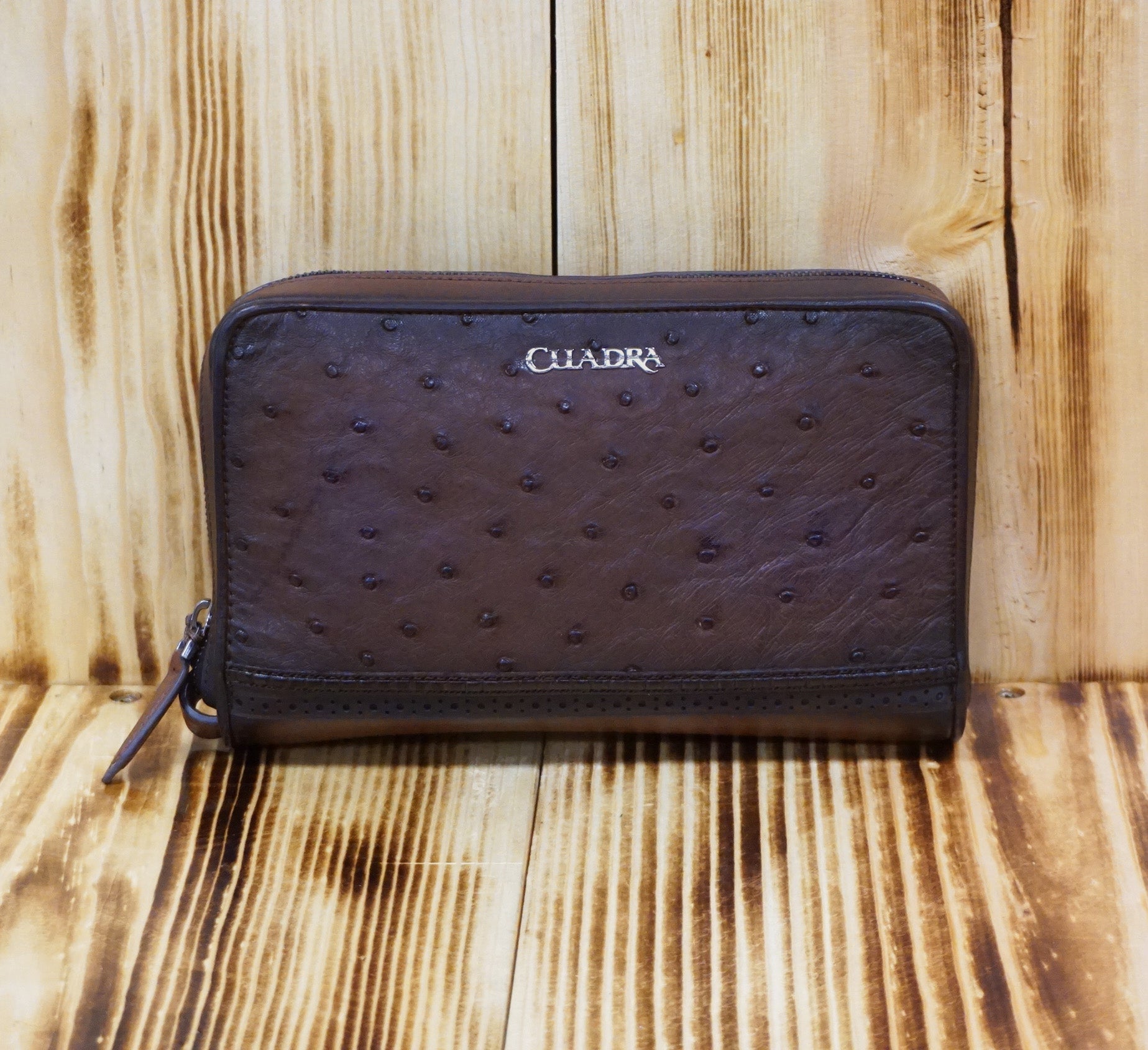 Cuadra Brown Ostrich Bag DU473