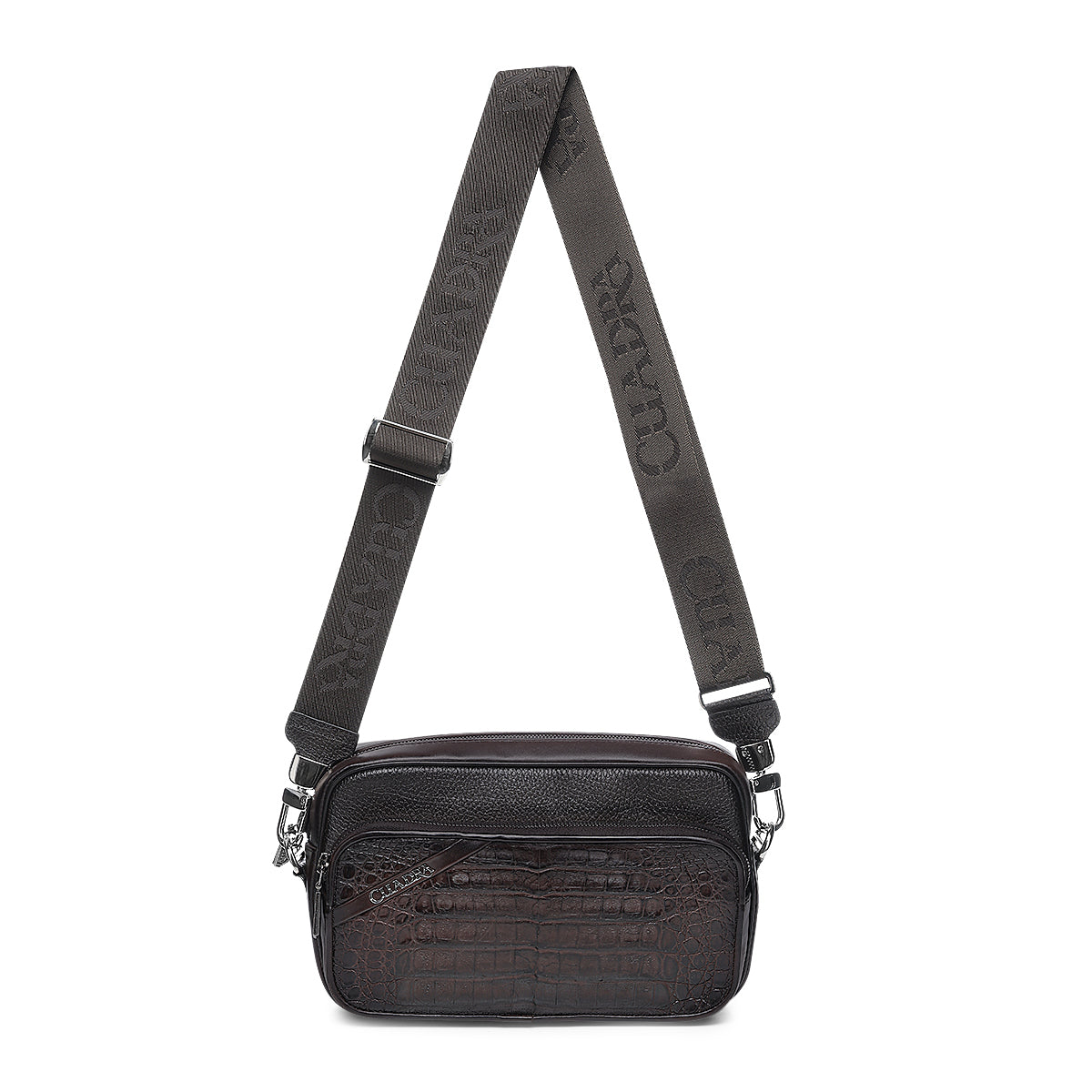Cuadra Caiman Zipper Bag DU755 - Chocolate