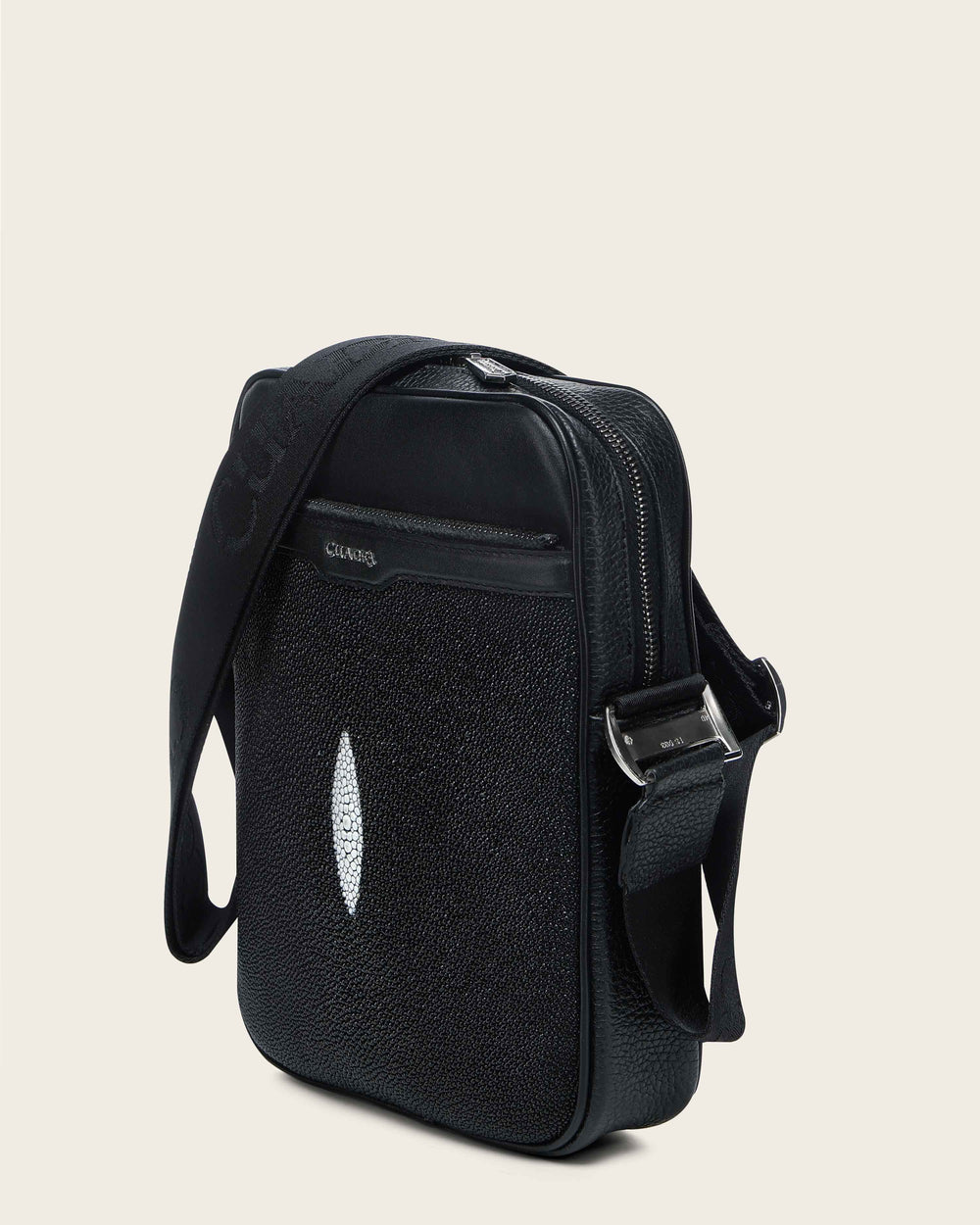 Cuadra Black Stingray Zipper Bag DU759