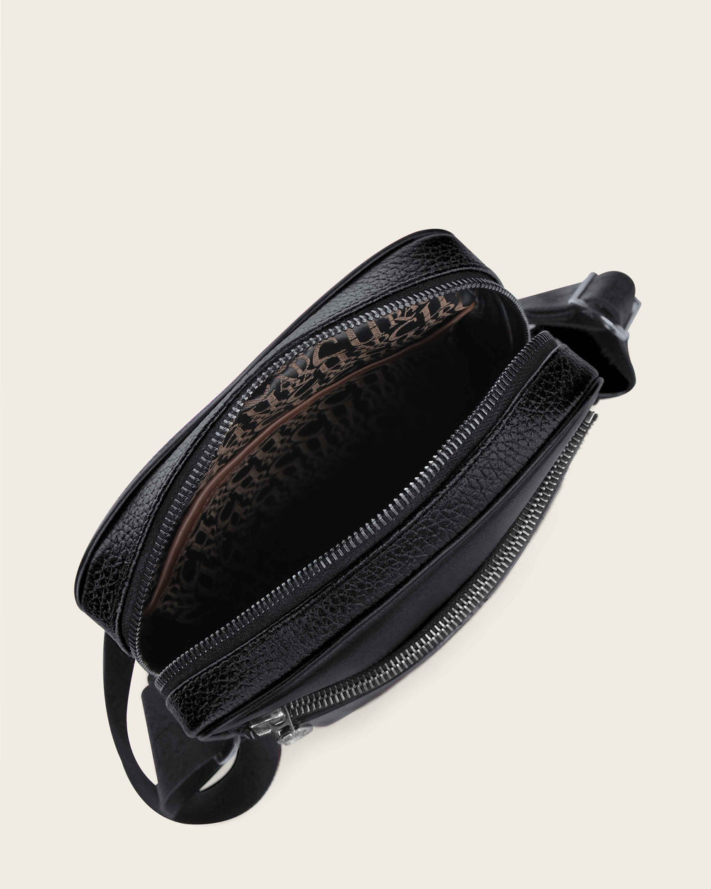 Cuadra Black Stingray Zipper Bag DU759