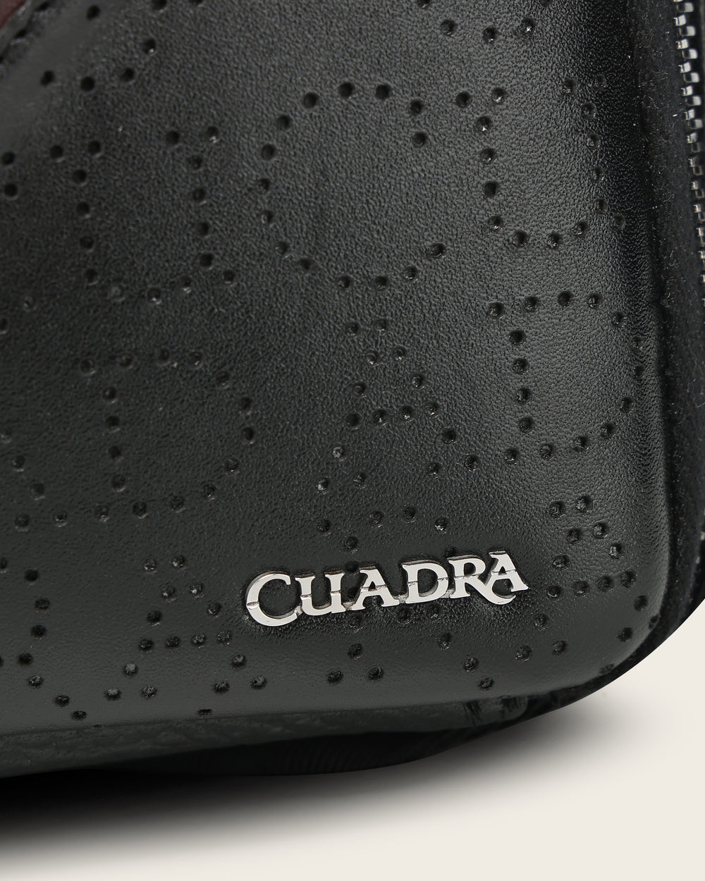 Cuadra Black Stingray Zipper Bag DU810