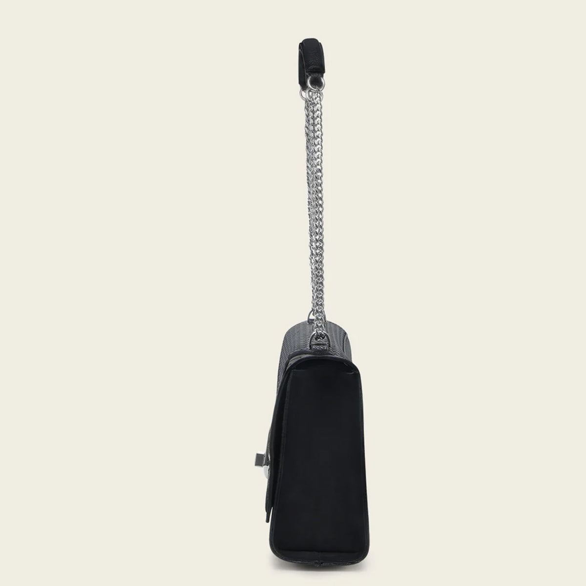 Cuadra Women's Black Stingray Embroidery Handbag DU688