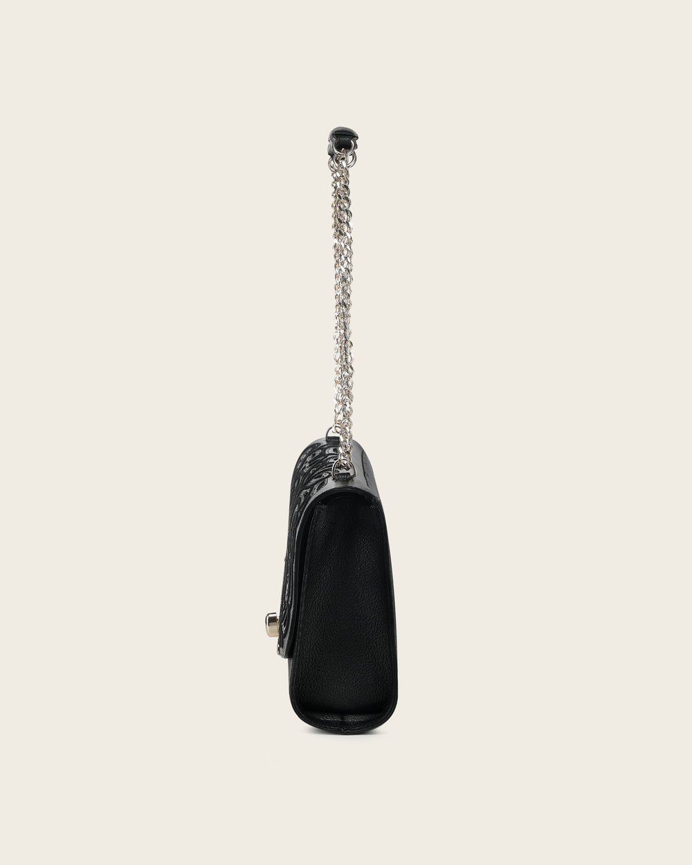 Cuadra Women's Black Cowhide Laser Bag DU822