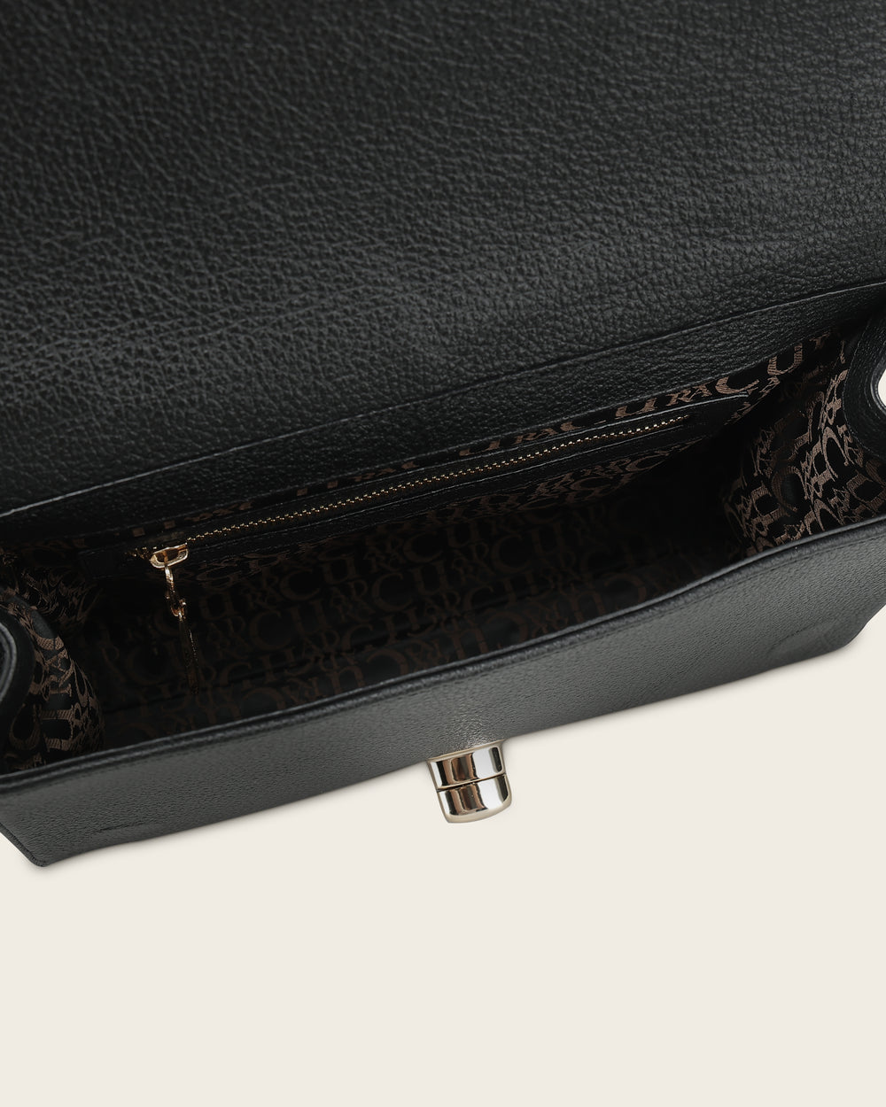 Cuadra Women's Black Cowhide Laser Bag DU822