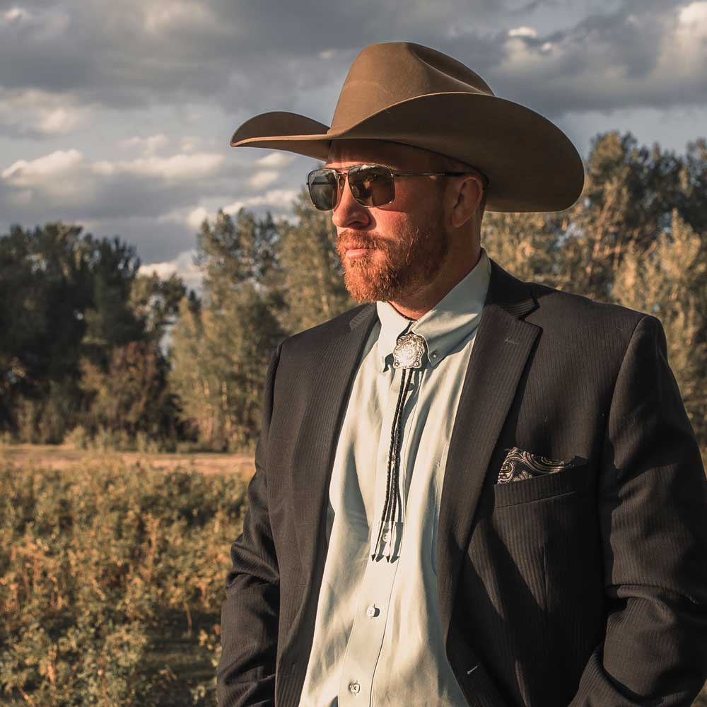 Montana Scalloped Square Bolo Tie BT5278NF