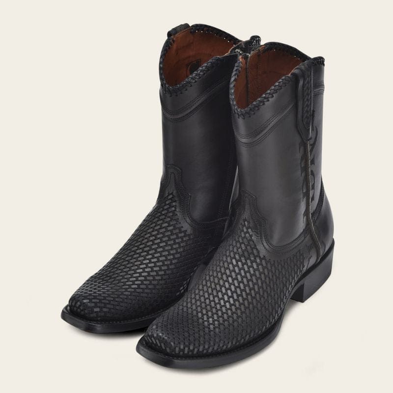 Cuadra Men's Oxford Laser & Woven Narrow Square Toe CU969 - Tokio Gris