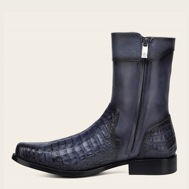 Franco Cuadra Collection Caiman Short Boot FF206 - Paris Azul