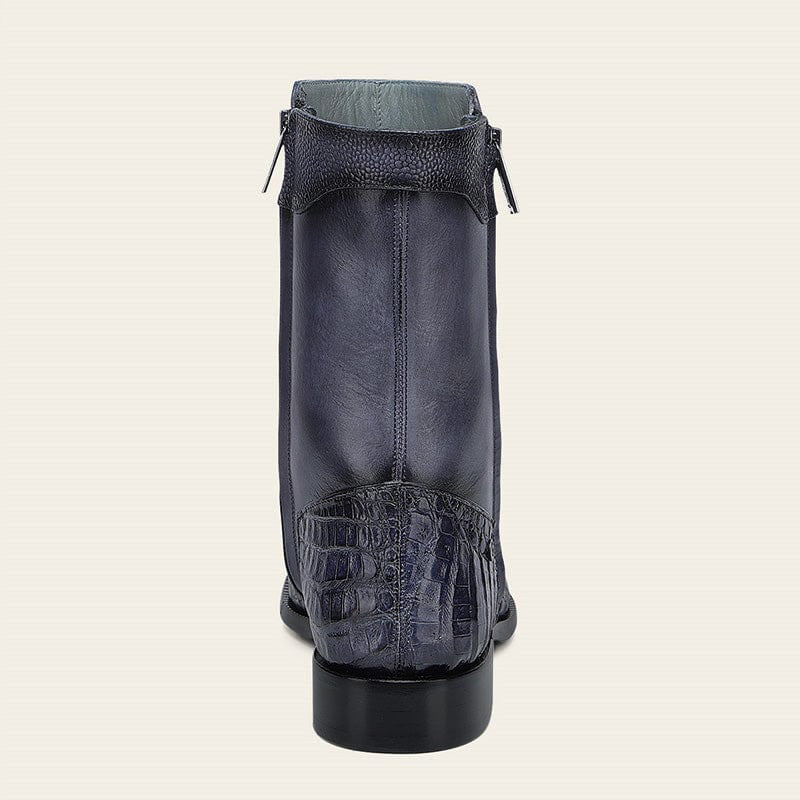 Franco Cuadra Collection Caiman Short Boot FF206 - Paris Azul