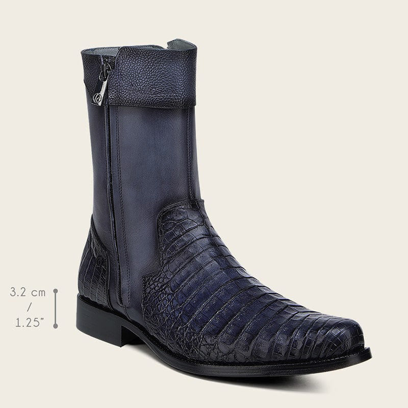 Franco Cuadra Collection Caiman Short Boot FF206 - Paris Azul