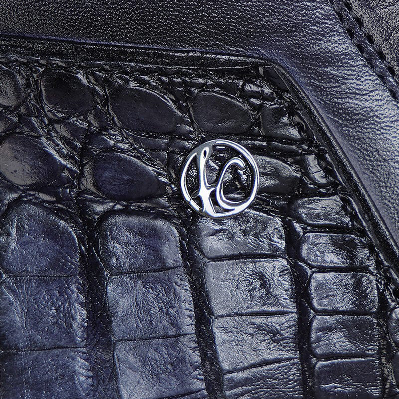 Franco Cuadra Collection Caiman Short Boot FF206 - Paris Azul