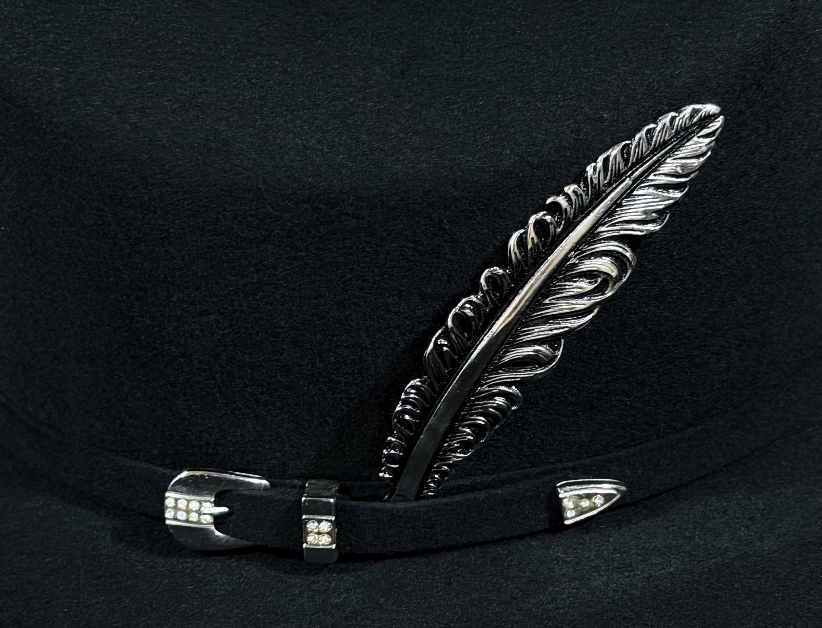 El Mayor 100x Fantasma Felt Hat - Black
