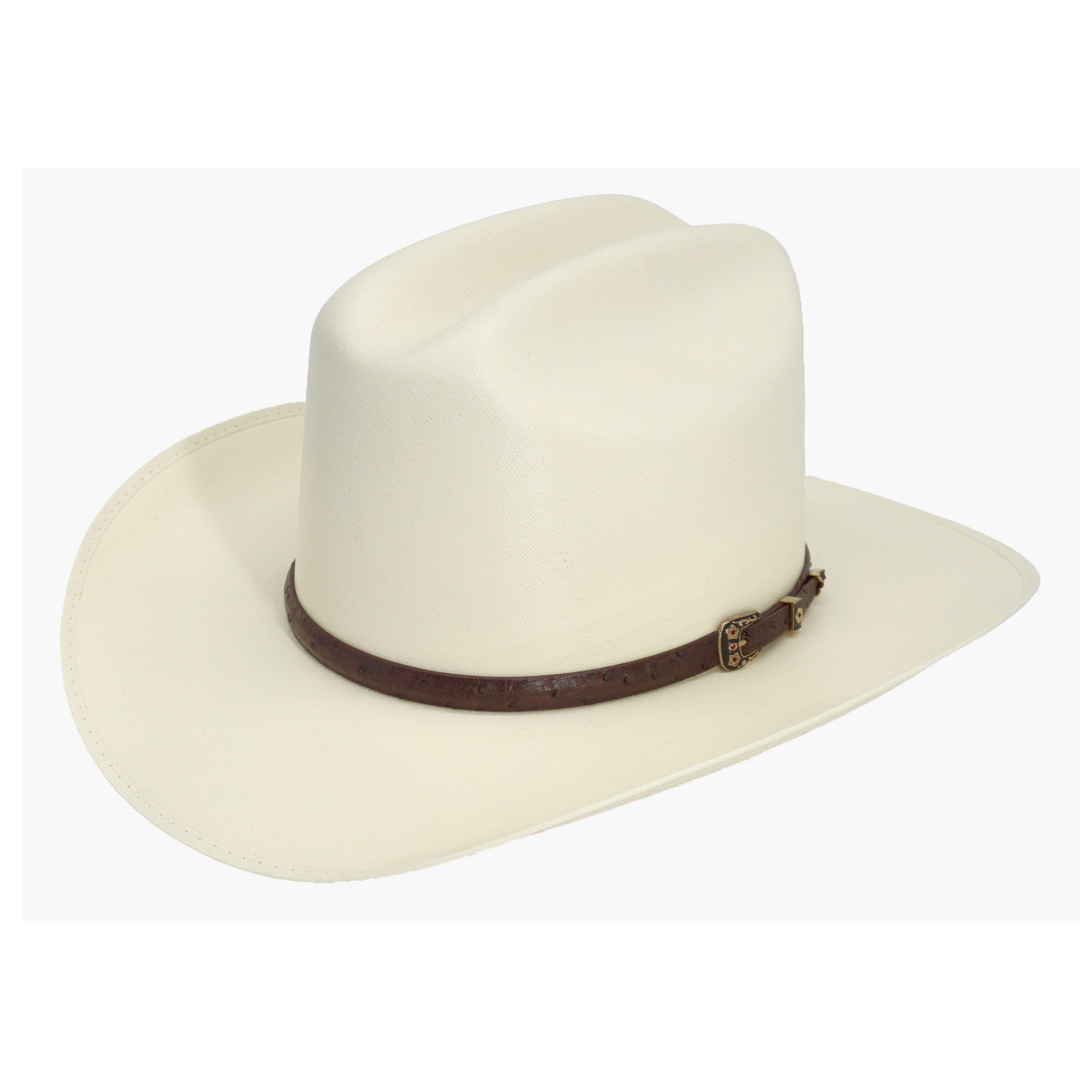 Sombrero Cuernos Chuecos 500x Durango Toquilla Avestruz