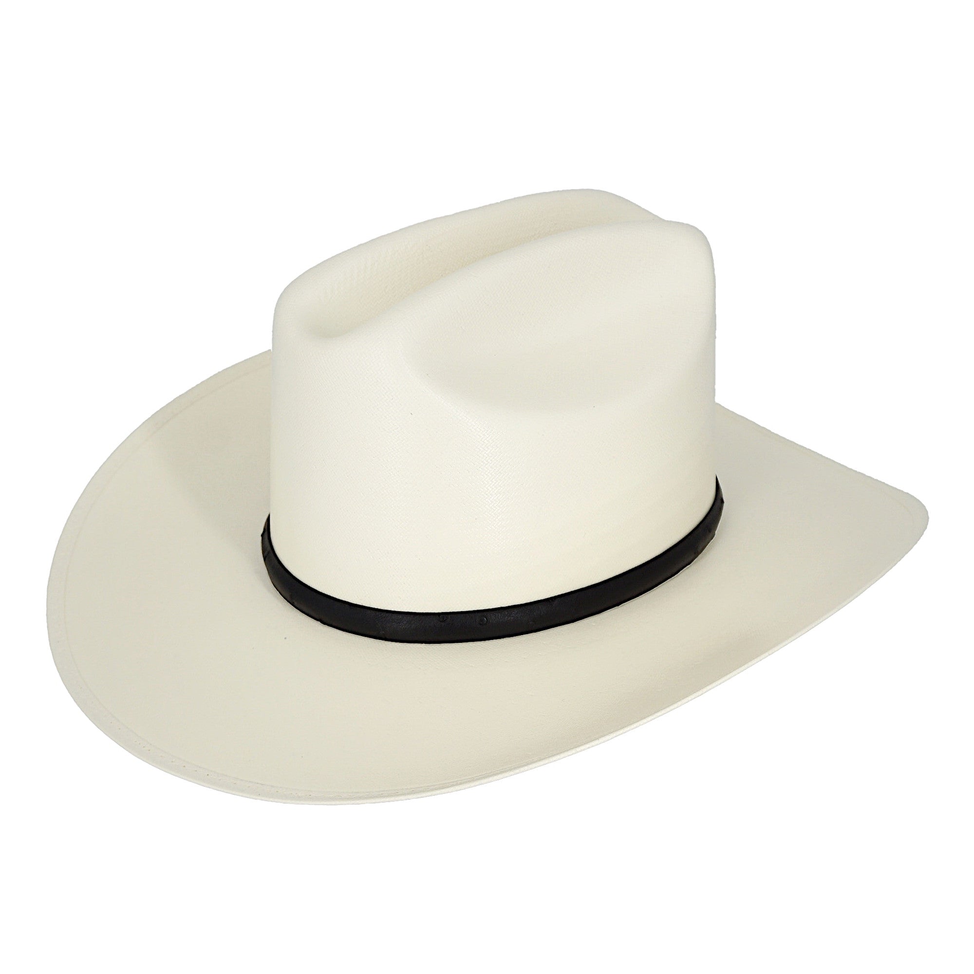 Sombrero Cuernos Chuecos 500x Johnson Toquilla Avestruz Negra