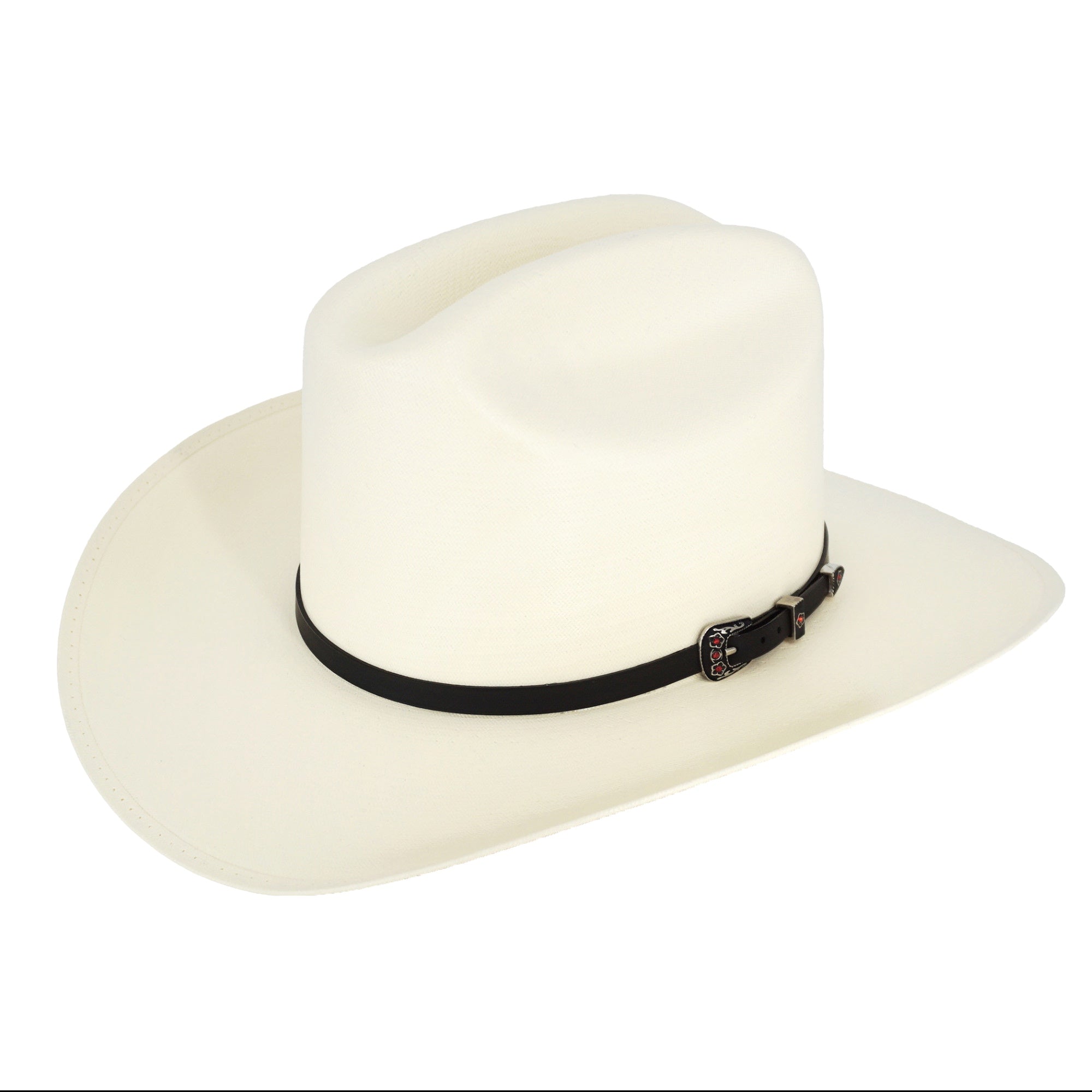 Sombrero Cuernos Chuecos 500x Johnson Toquilla Lisa Negra