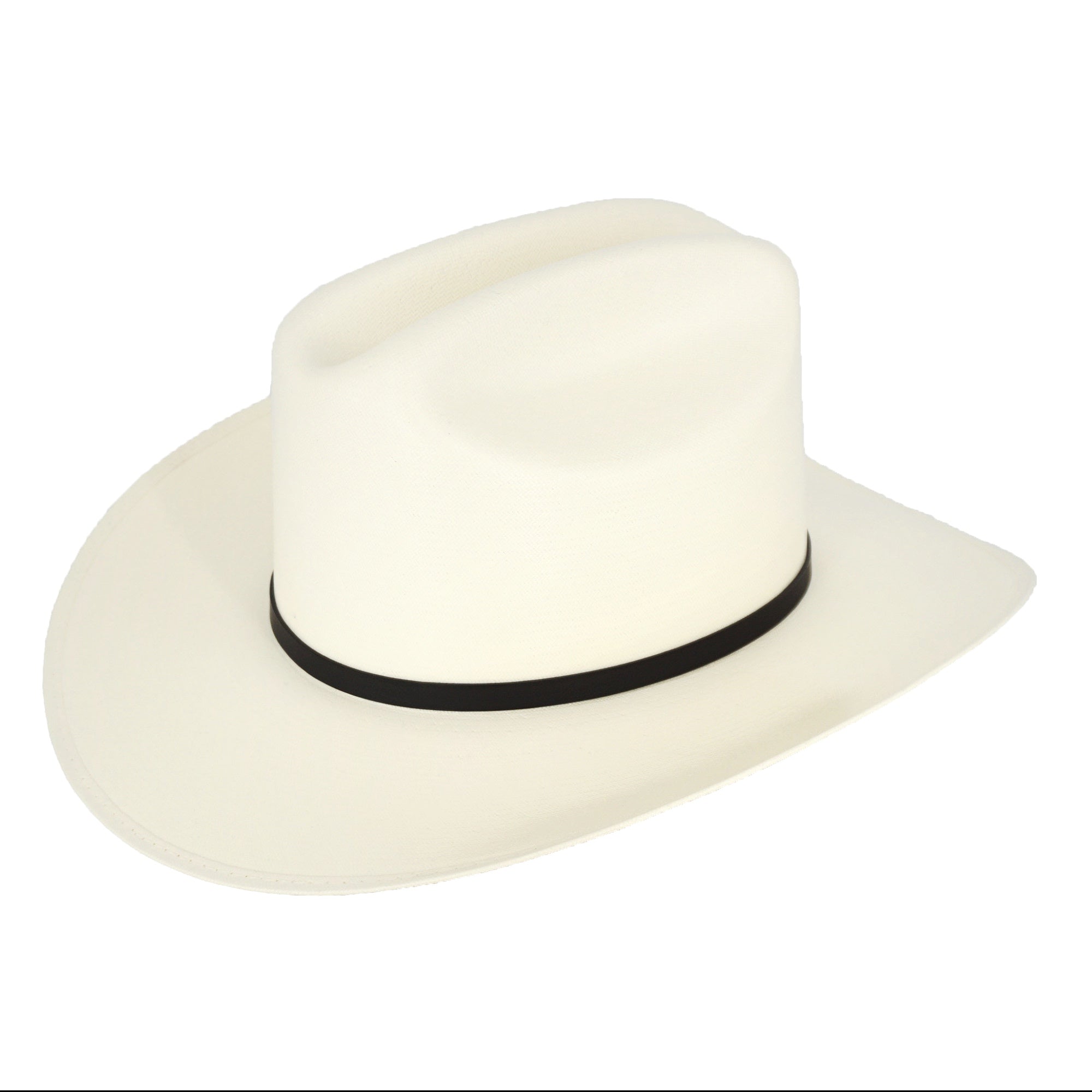 Sombrero Cuernos Chuecos 500x Johnson Toquilla Lisa Negra