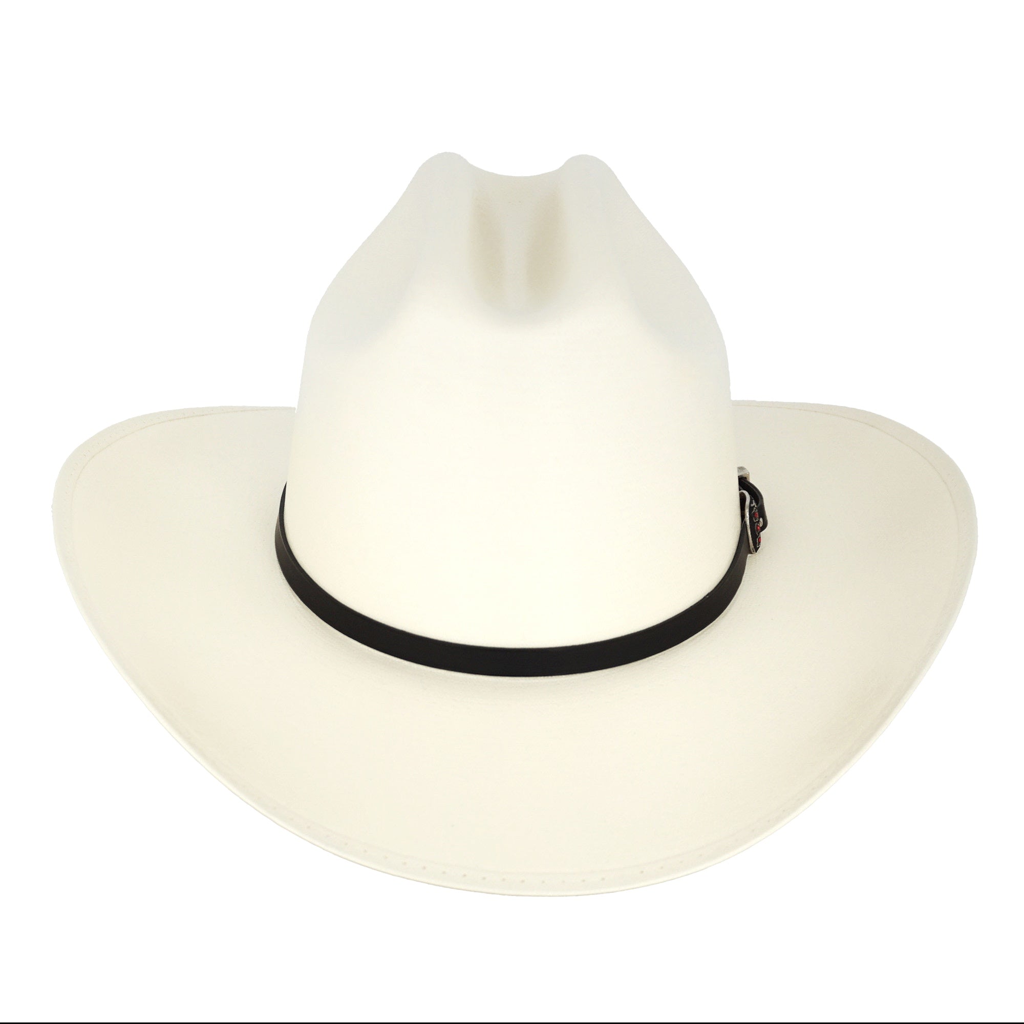 Sombrero Cuernos Chuecos 500x Johnson Toquilla Lisa Negra