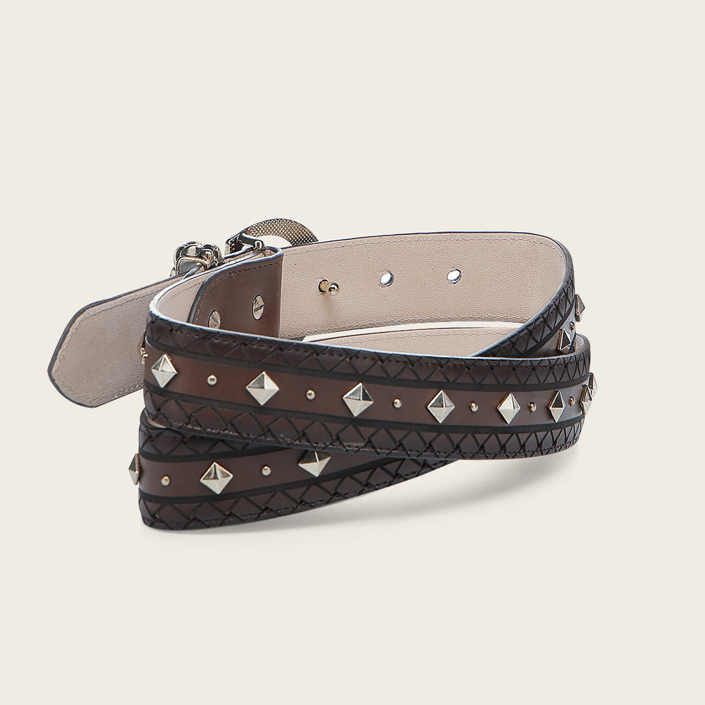 Cuadra Honey Laser & Studs Belt BC396