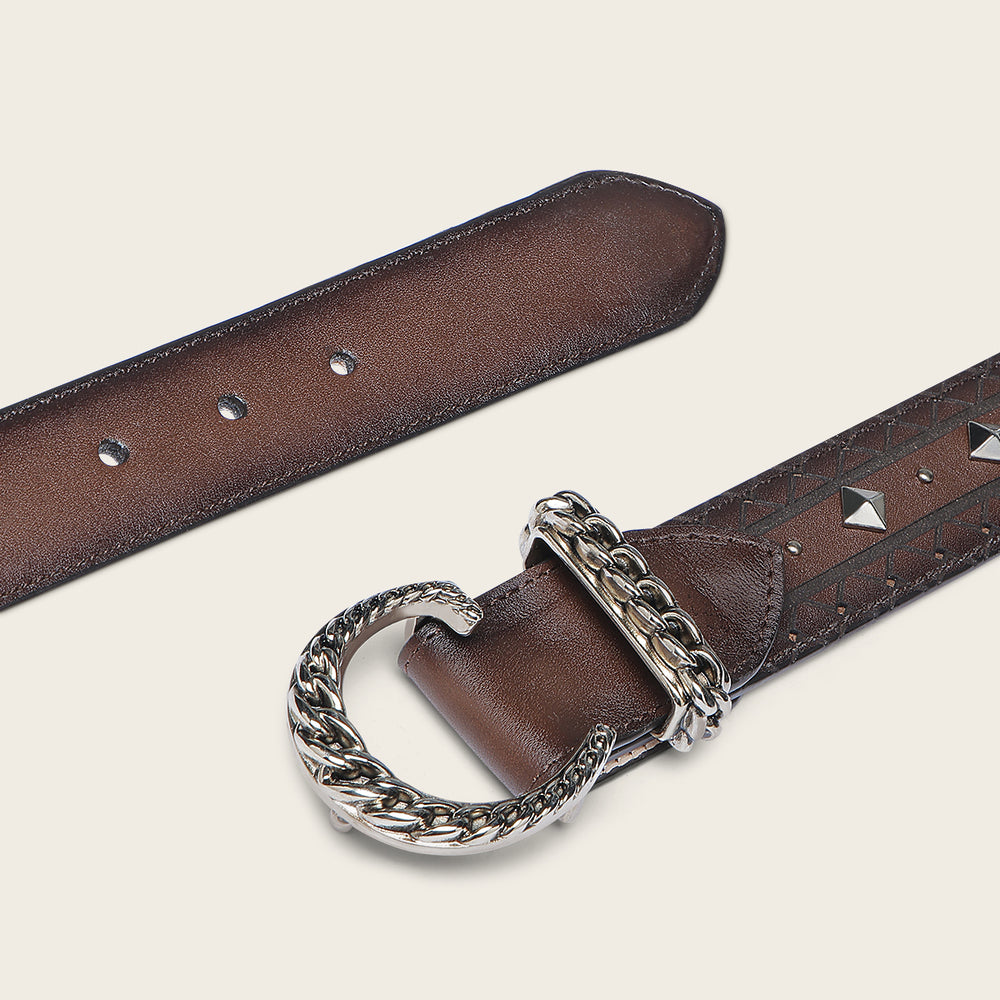 Cuadra Honey Laser & Studs Belt BC396