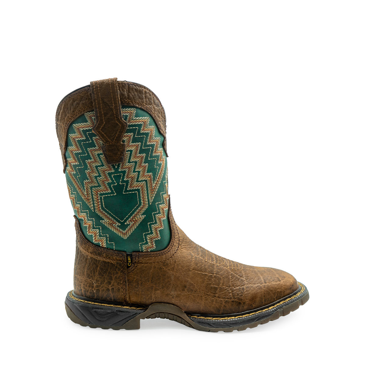 Cebu Square Toe Work Boot Cochise - Cognac