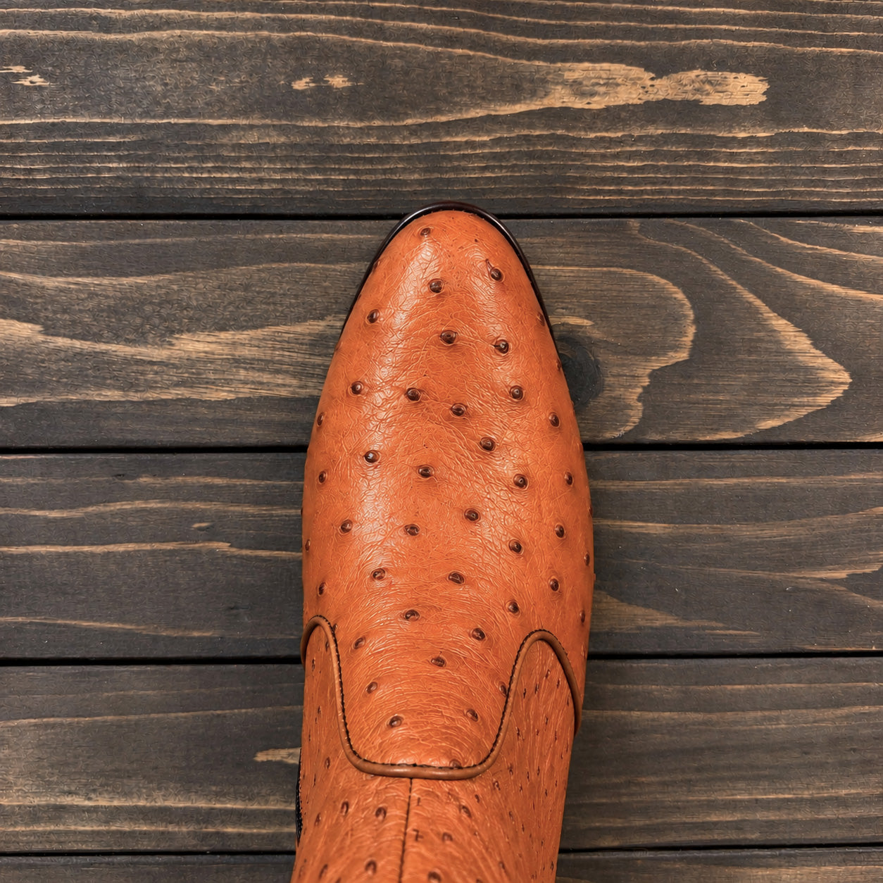 Marquez de Leon Botin Avestruz 2304O - Cognac