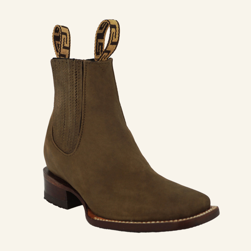 Gold Rush Women's Short Boot CR086 - Nobuck Tabaco