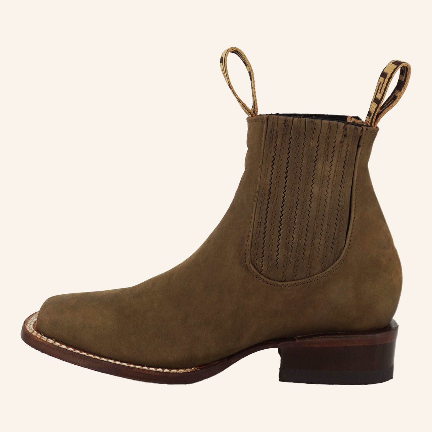 Gold Rush Women's Short Boot CR086 - Nobuck Tabaco