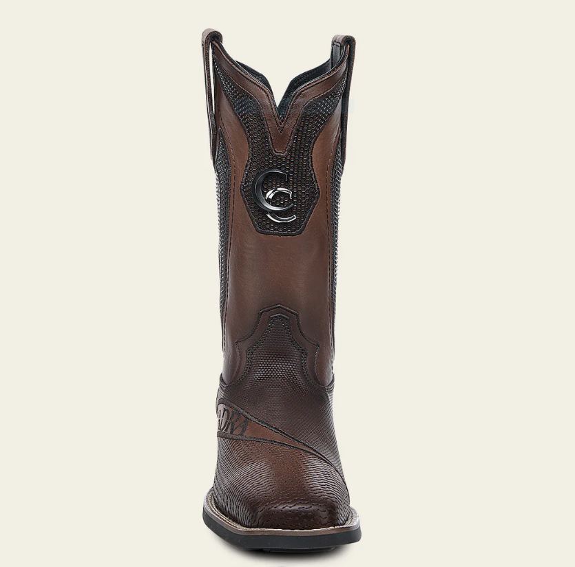 Cuadra Men's Embroidery & Laser Square Toe CU986 - Crust Miel