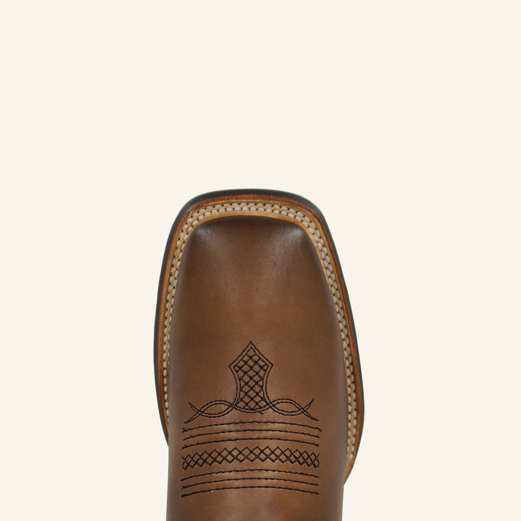 Cuadra Men's Embroidery & Laser Square Toe CU656 - Satro Sand