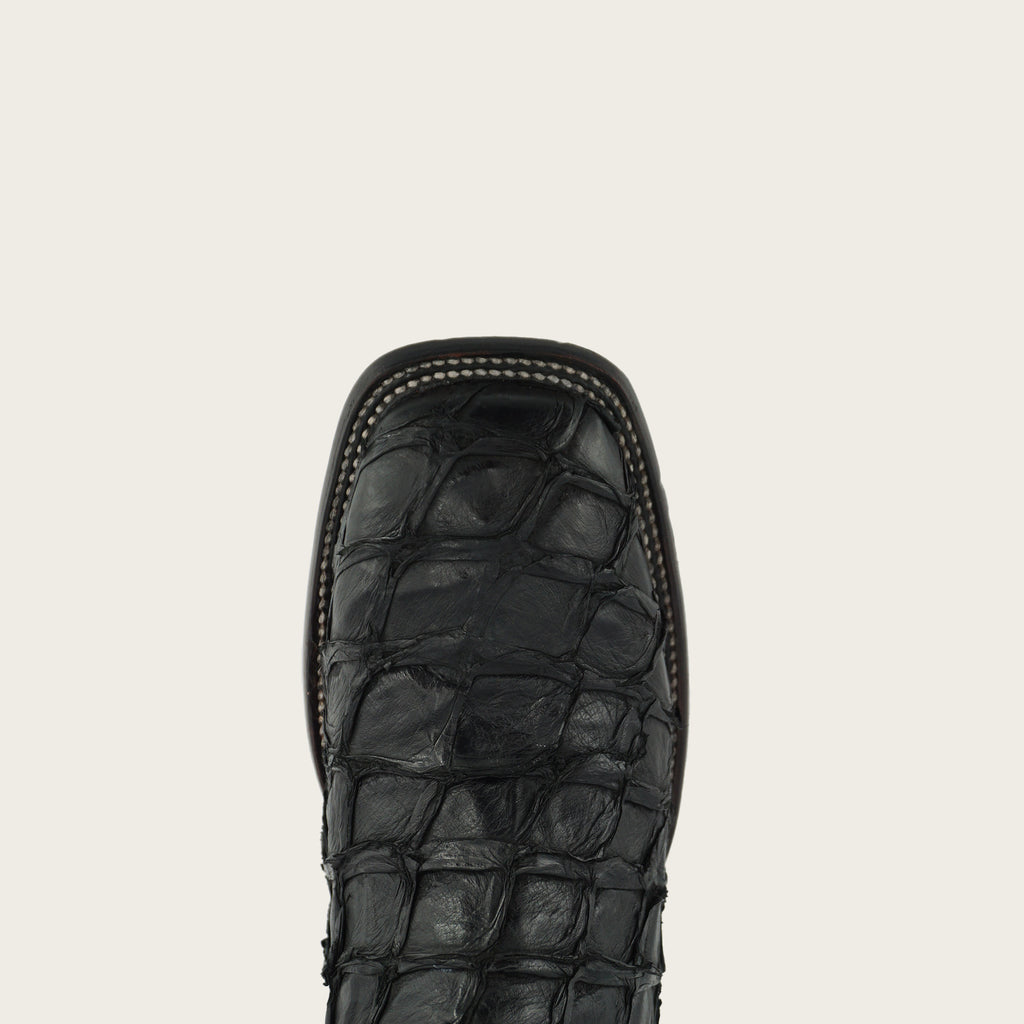 Men's Cuadra Pirarucu Fish Wide Square Toe CU787 - Black