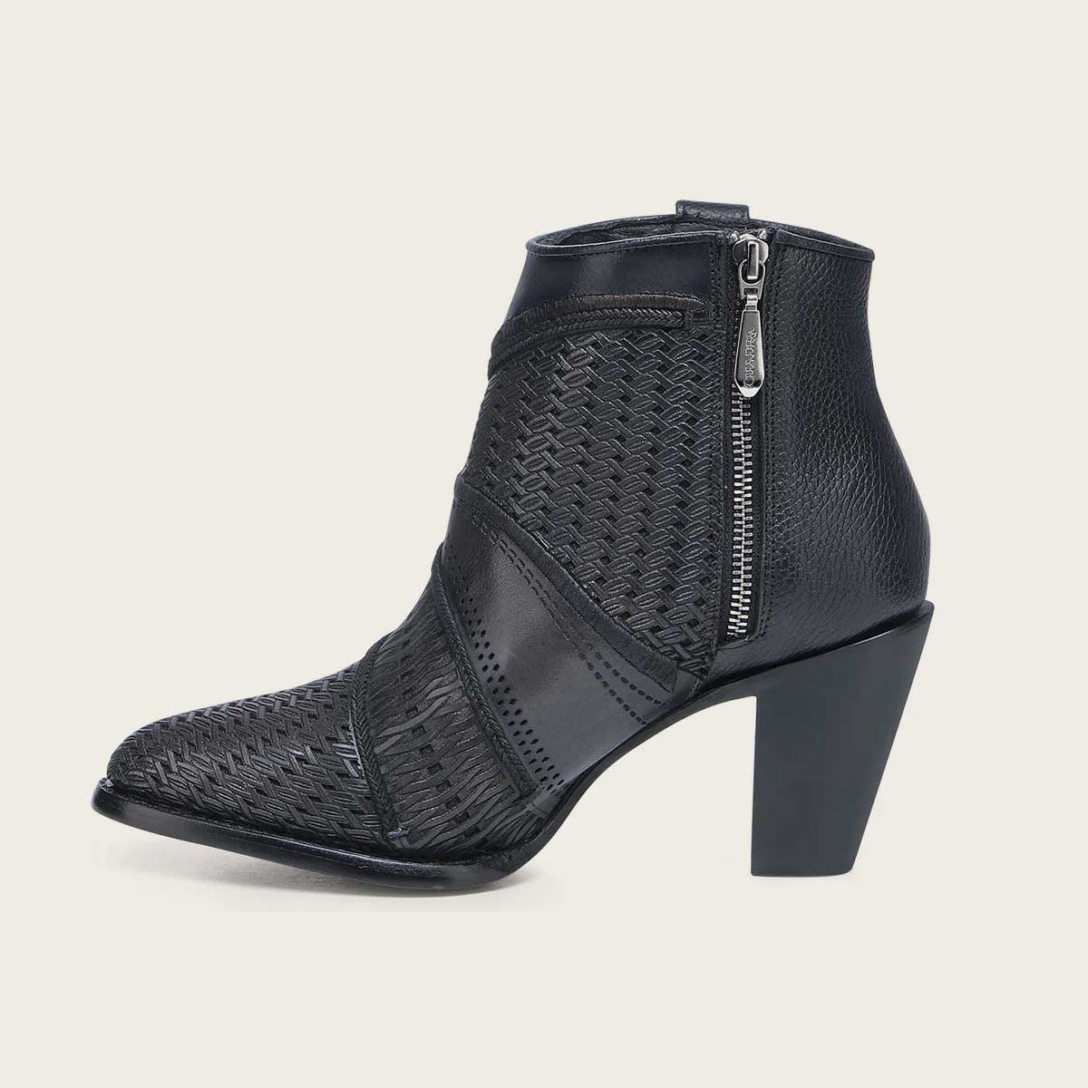 Cuadra Women's Laser & Embroidery Square Toe CU948 - Gris Oxford