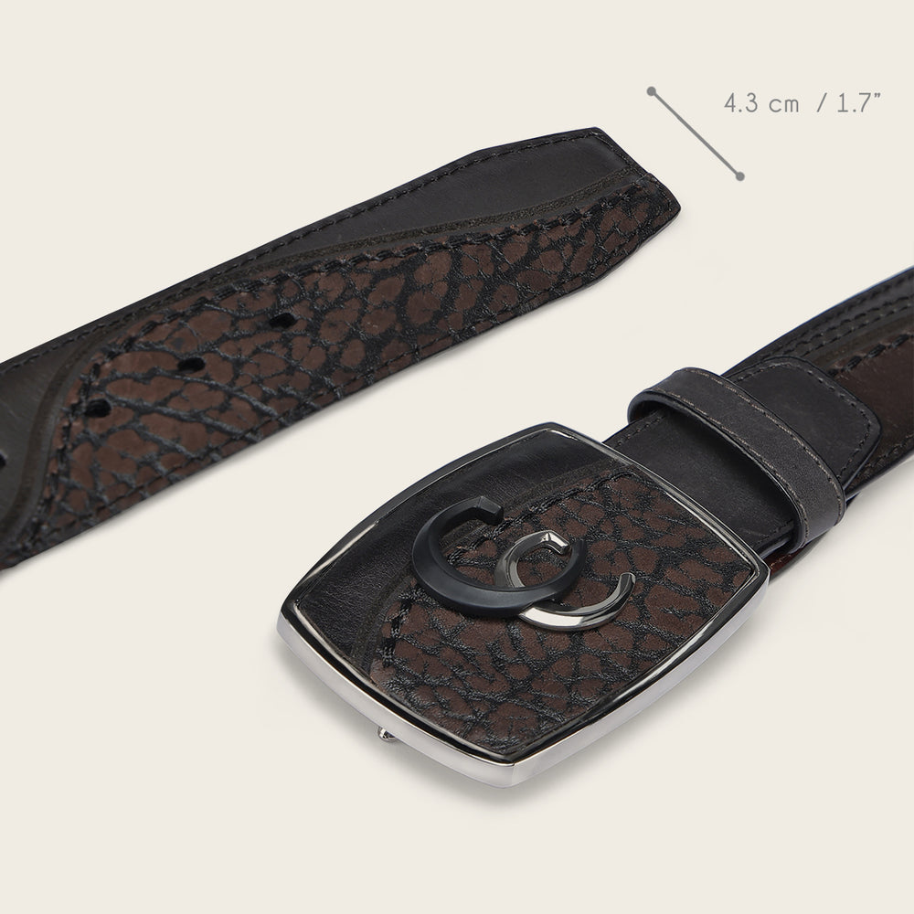 Cuadra Men's Bull Neck Embroidery Belt BC405
