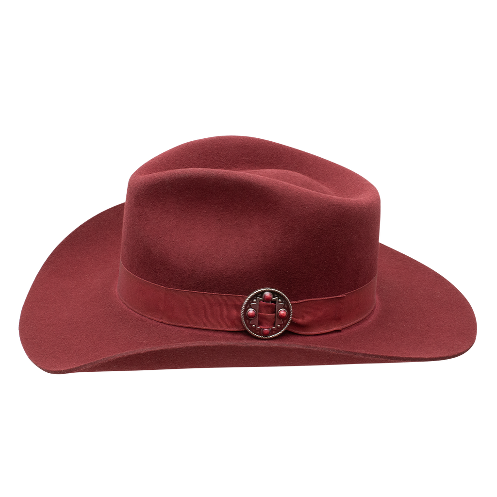 Charlie Horse Cowboy Killer Cloud Wool Hat - Burgundy