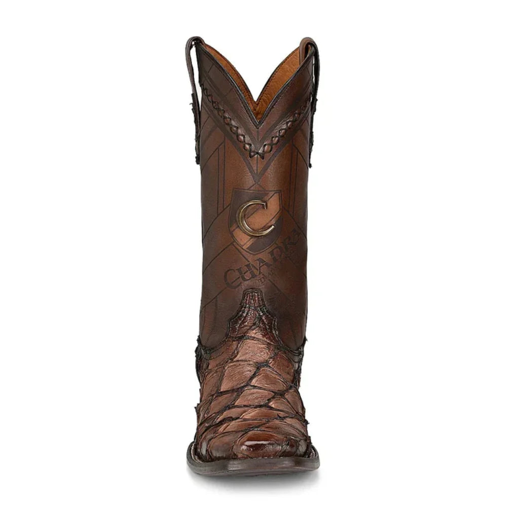 Men's Cuadra Pirarucu Fish Wide Square Toe CU788 - Choco