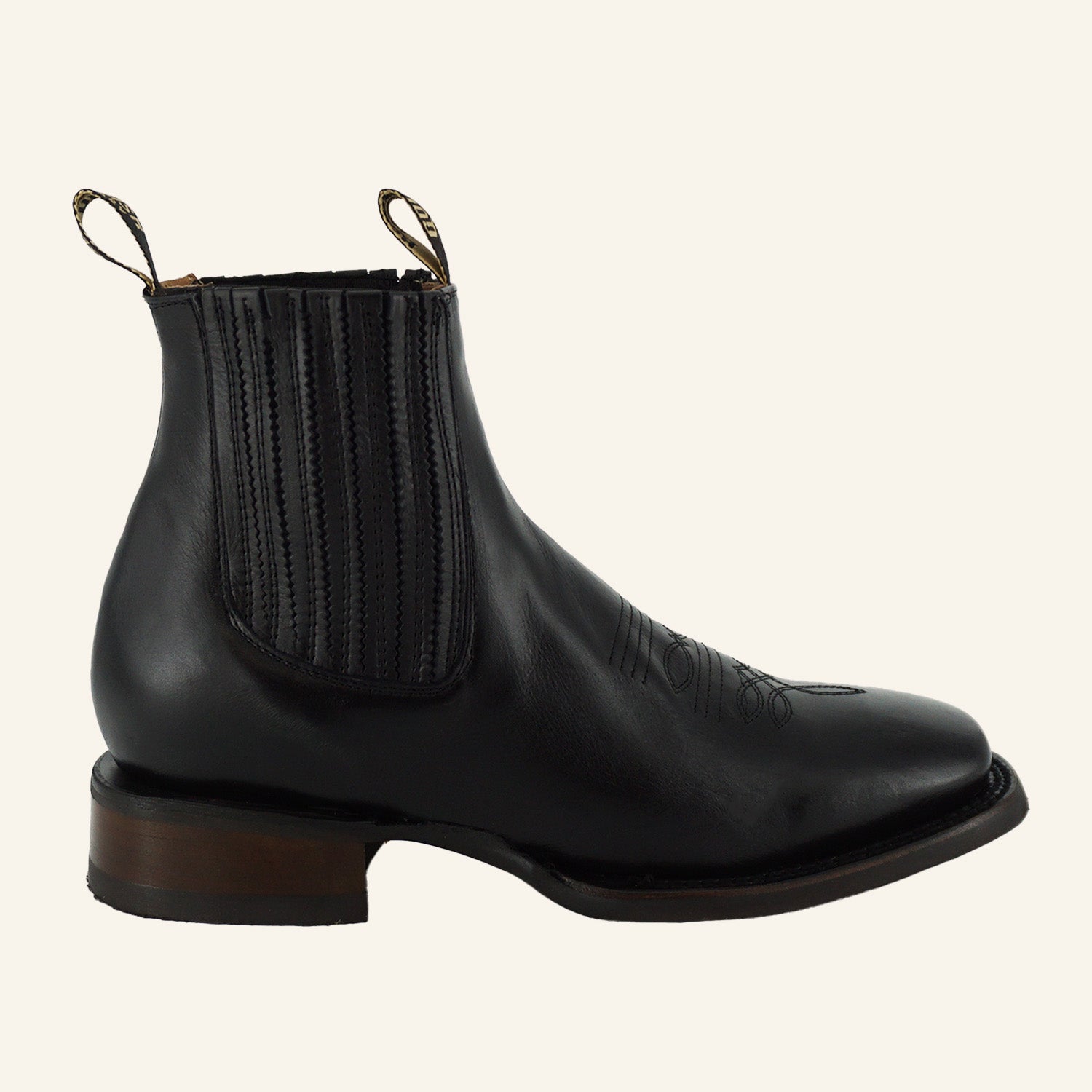 Gold Rush Men's Short Boot DIT057H - Grasso Negro