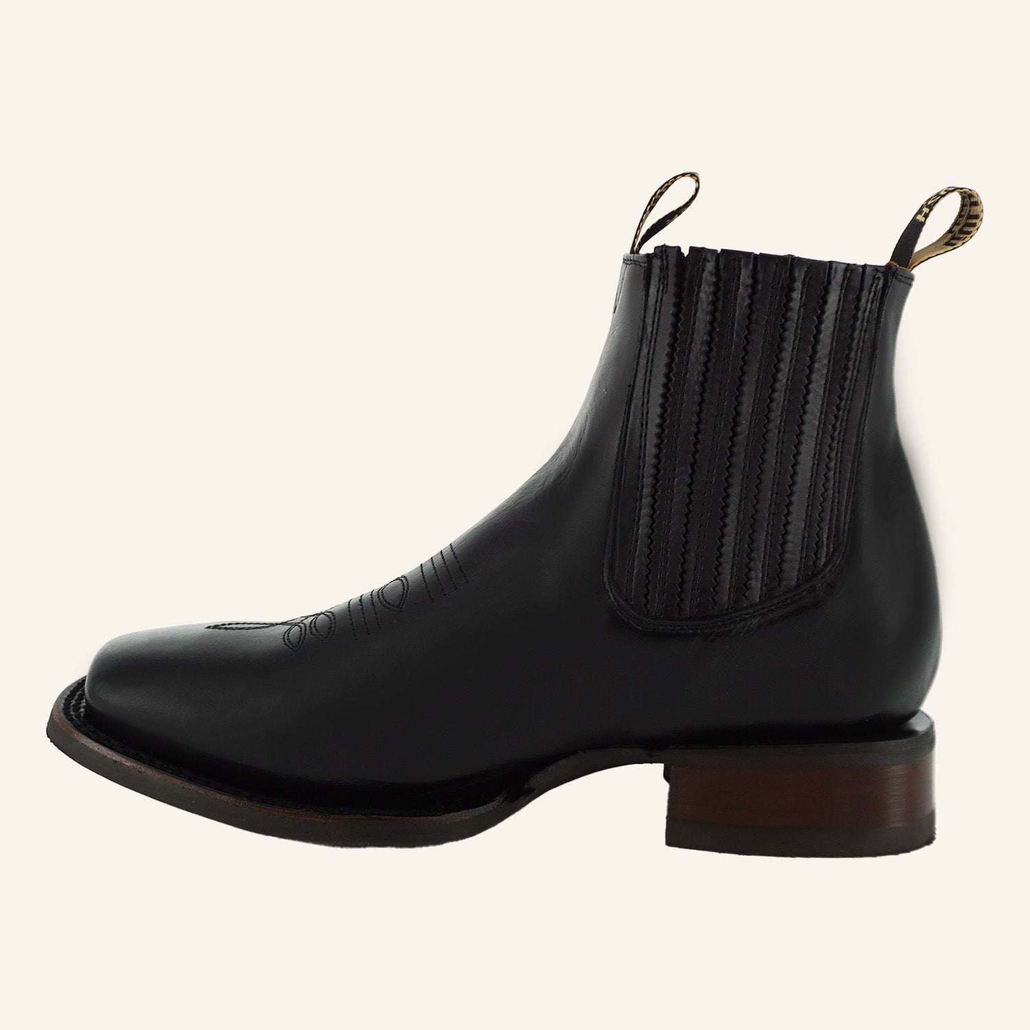 Gold Rush Men's Short Boot DIT057H - Grasso Negro