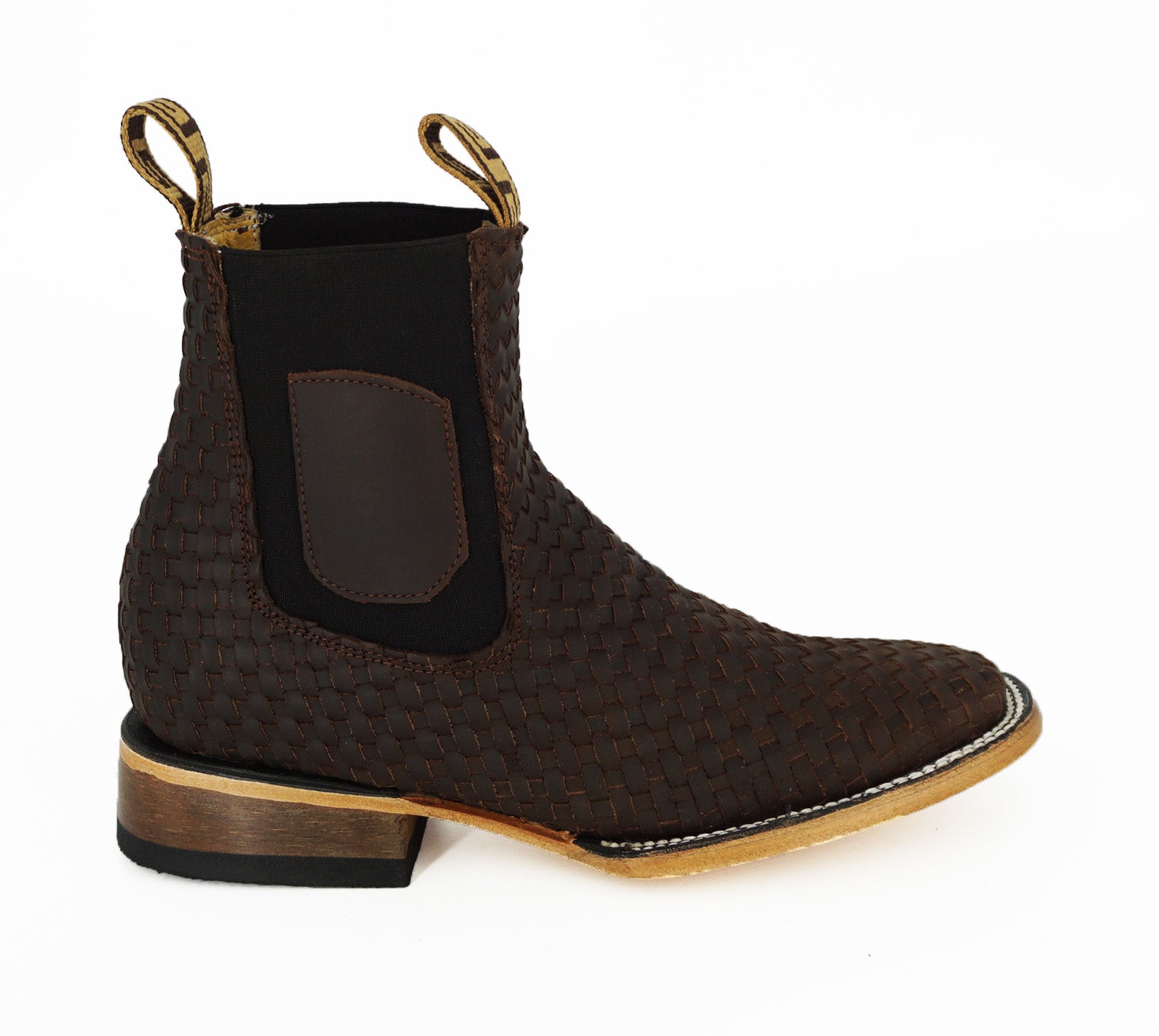 Hooch Men's Square Toe Short Boot H423194 - Choco