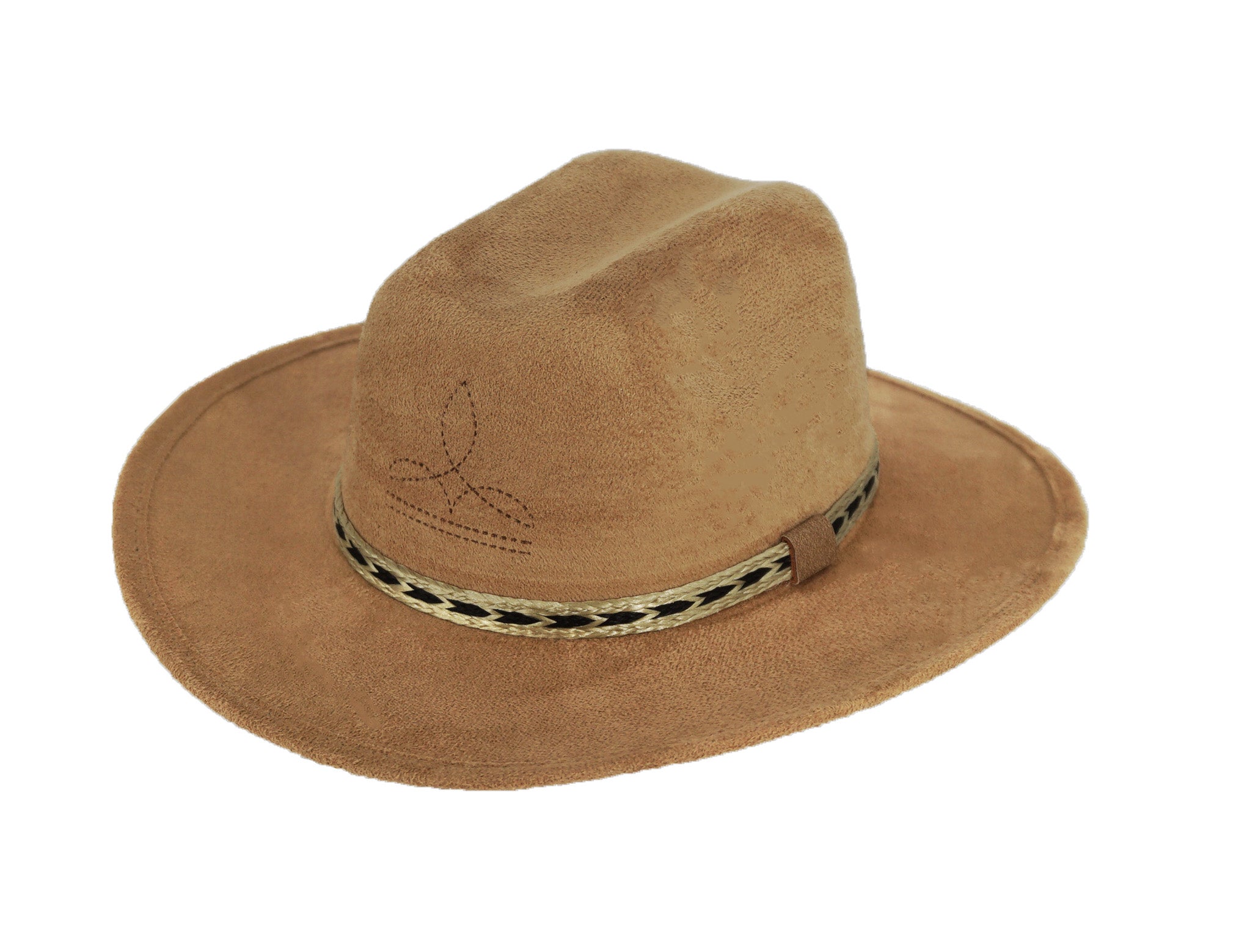 Stone Kids Cowboy Hat (One Size) - Brown SK10