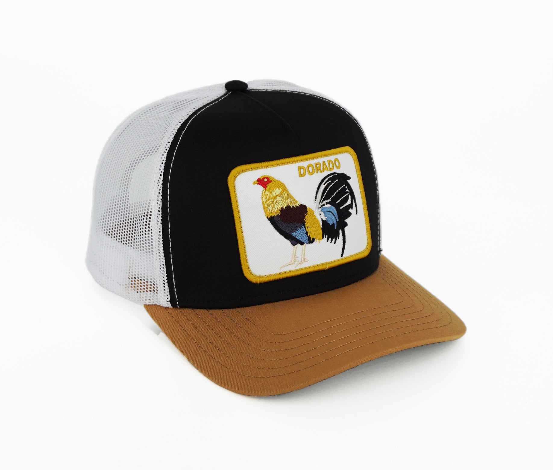 El Viejon Brand Ranchero Life Gallo Dorado Black/Gold AVC Hat