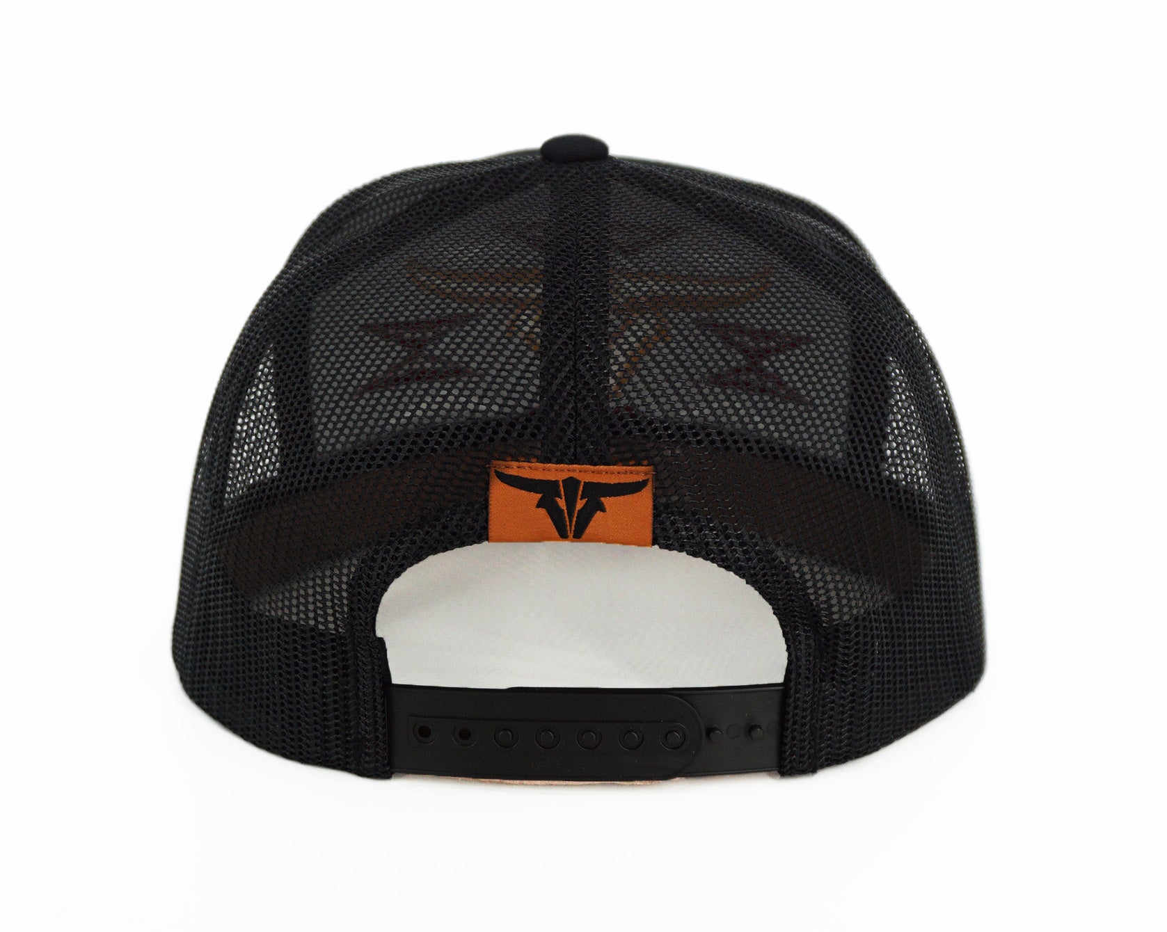 El Viejon Brand Cherokee Black Flat Visor Hat