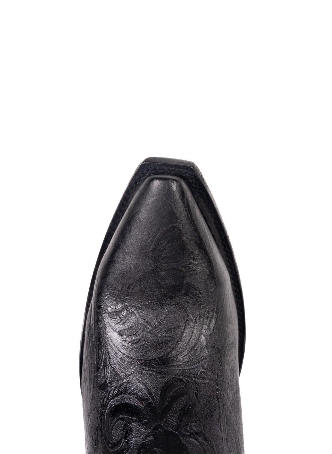 Rock'em Nancy Tall Calf Snip Toe Cowgirl Boot 014 - Black