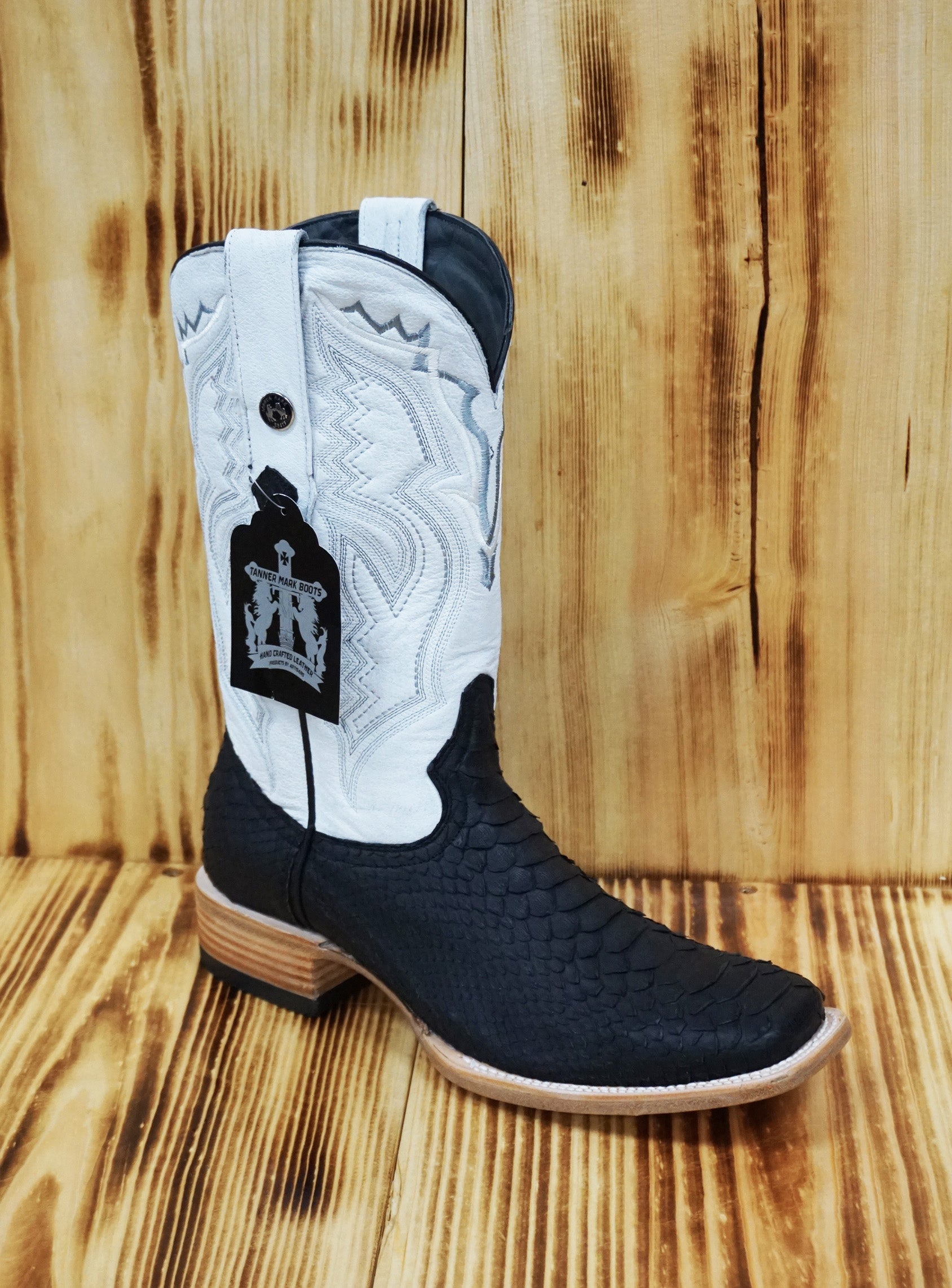 Tanner Mark Python Boot TMX208021 - Matte Black