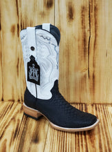 Load image into Gallery viewer, Tanner Mark Python Boot TMX208021 - Matte Black
