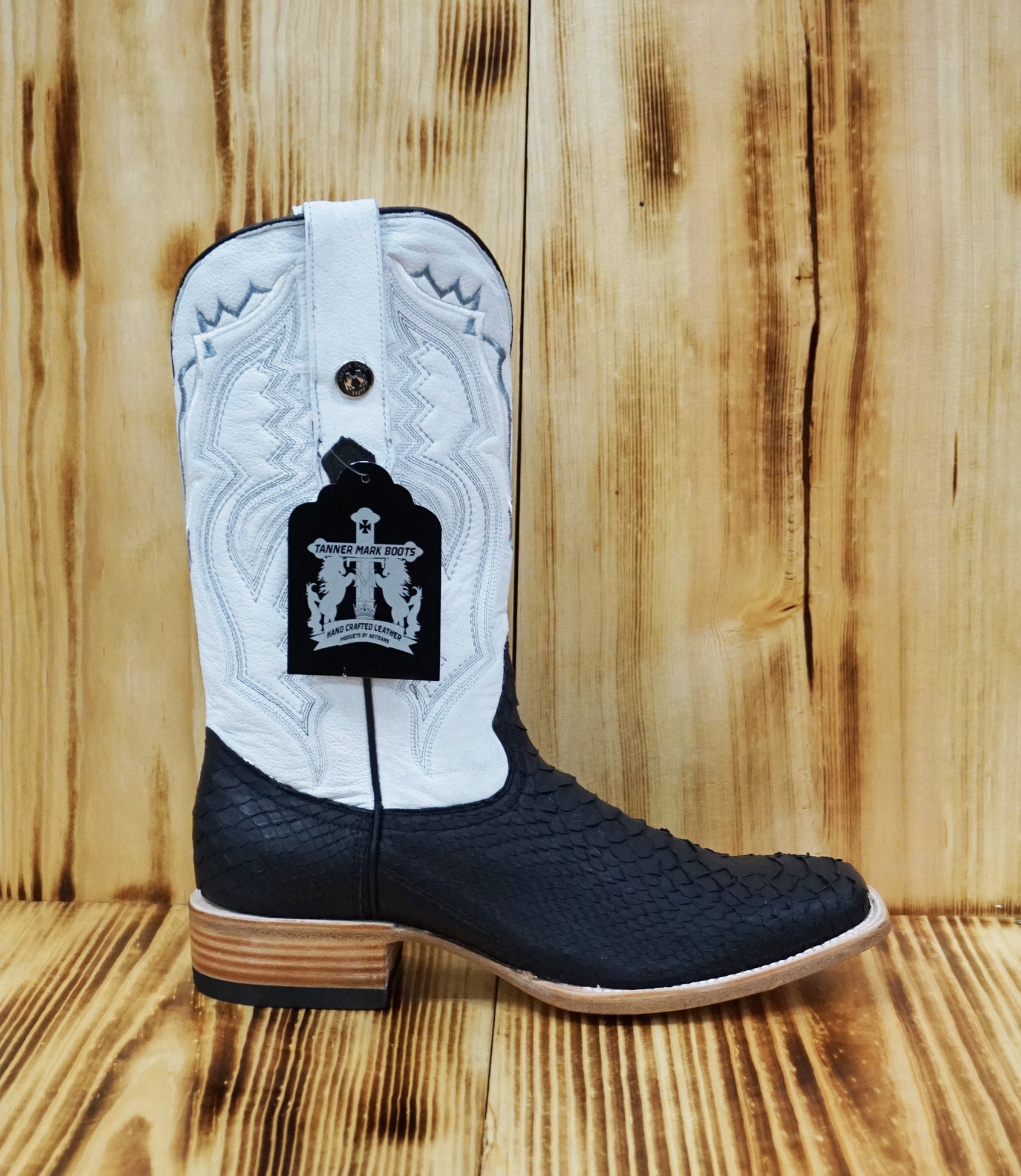 Tanner Mark Python Boot TMX208021 - Matte Black