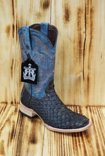 Load image into Gallery viewer, Tanner Mark Python Boot TMX208022 - Matte Brown
