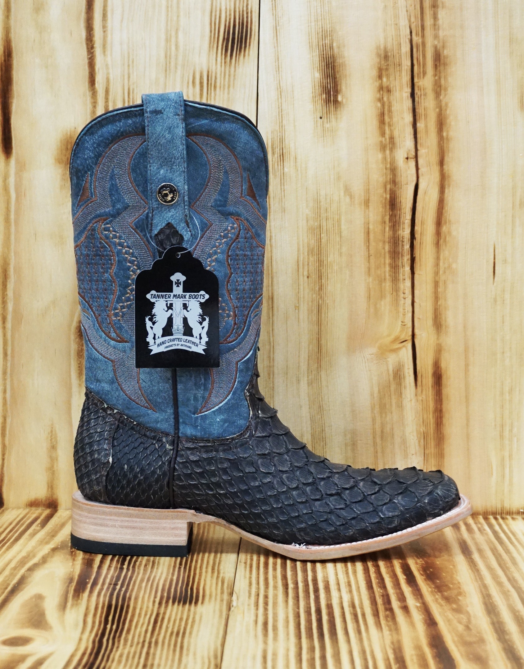 Tanner Mark Python Boot TMX208022 - Matte Brown