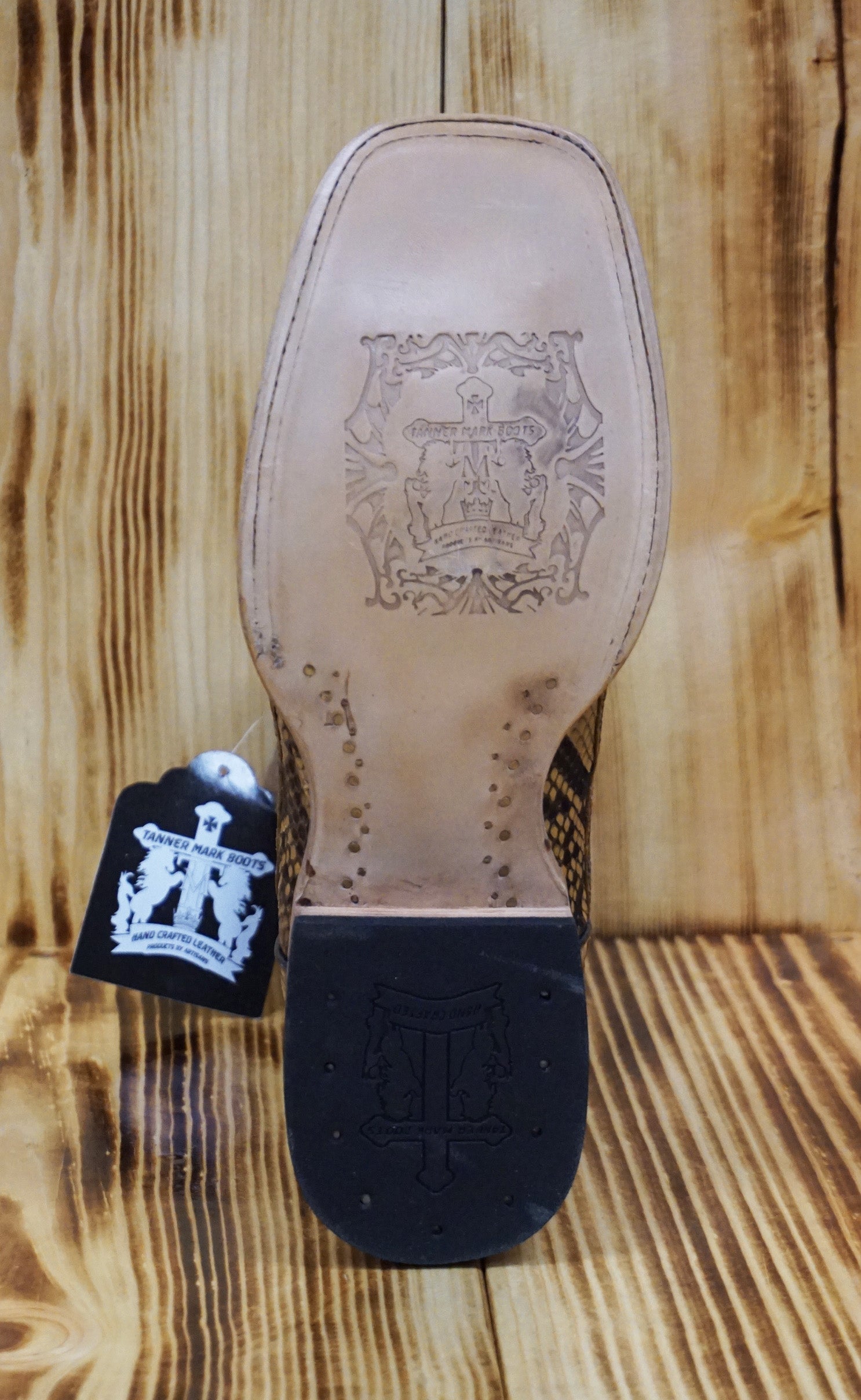 Tanner Mark Python Boot TMX200422 - Pull up Antique