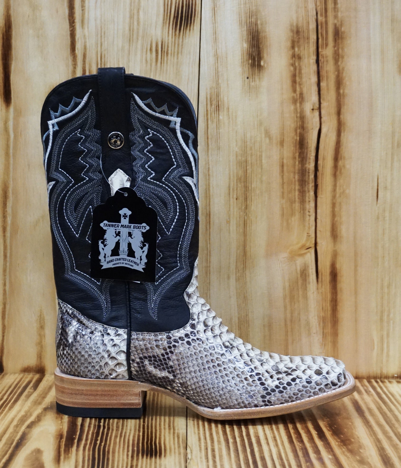 Tanner Mark Python Boot TMX200431 - Natural