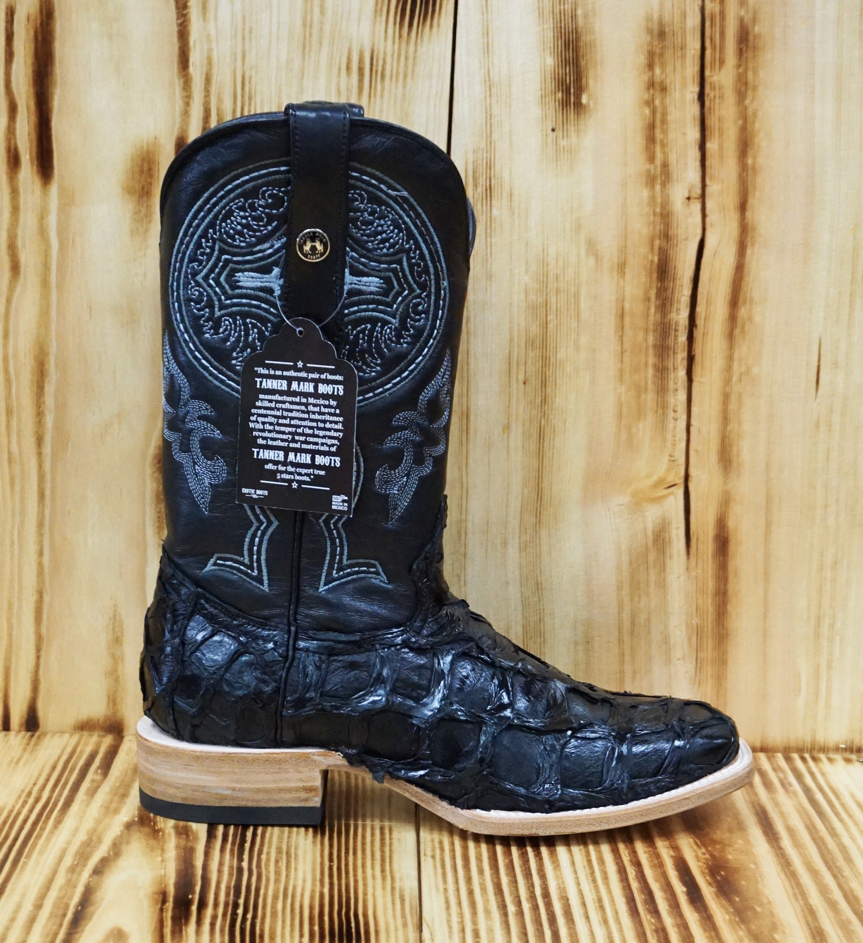 Tanner Mark Fish Boot TMX201308 - Black